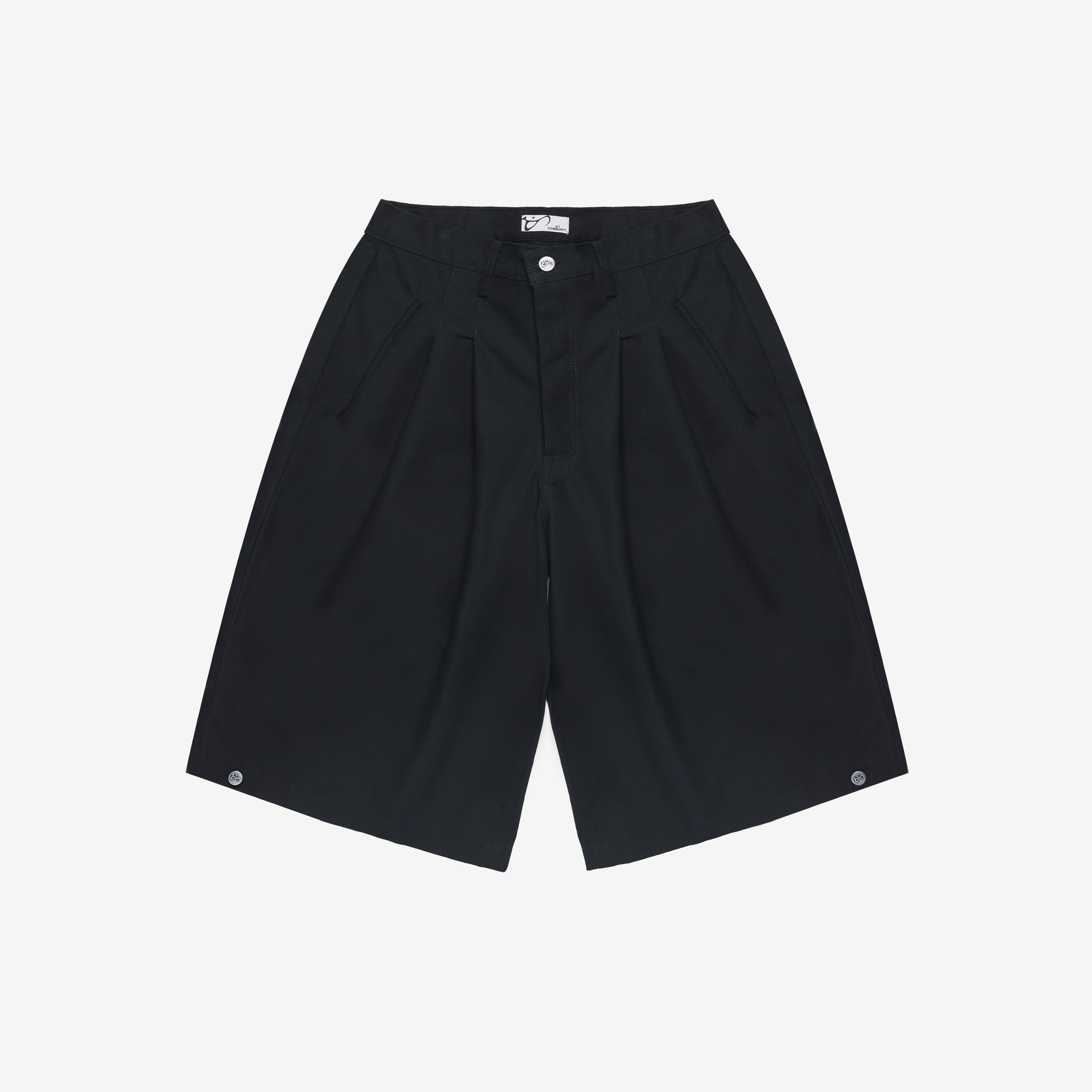 Art Community Diptych Japanese Nylon Jort 'Black'
