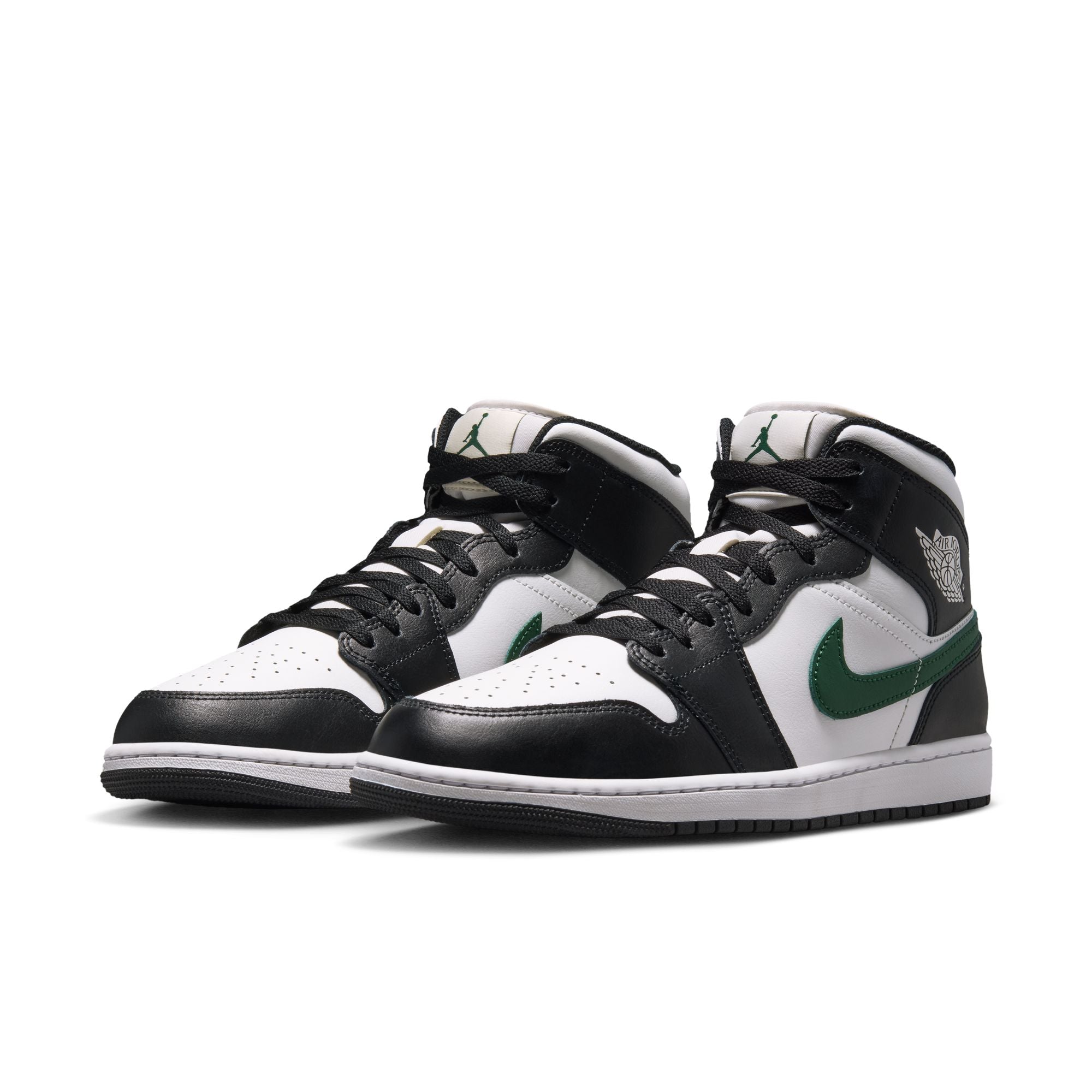 Air Jordan 1 Mid 'Black/ Green'