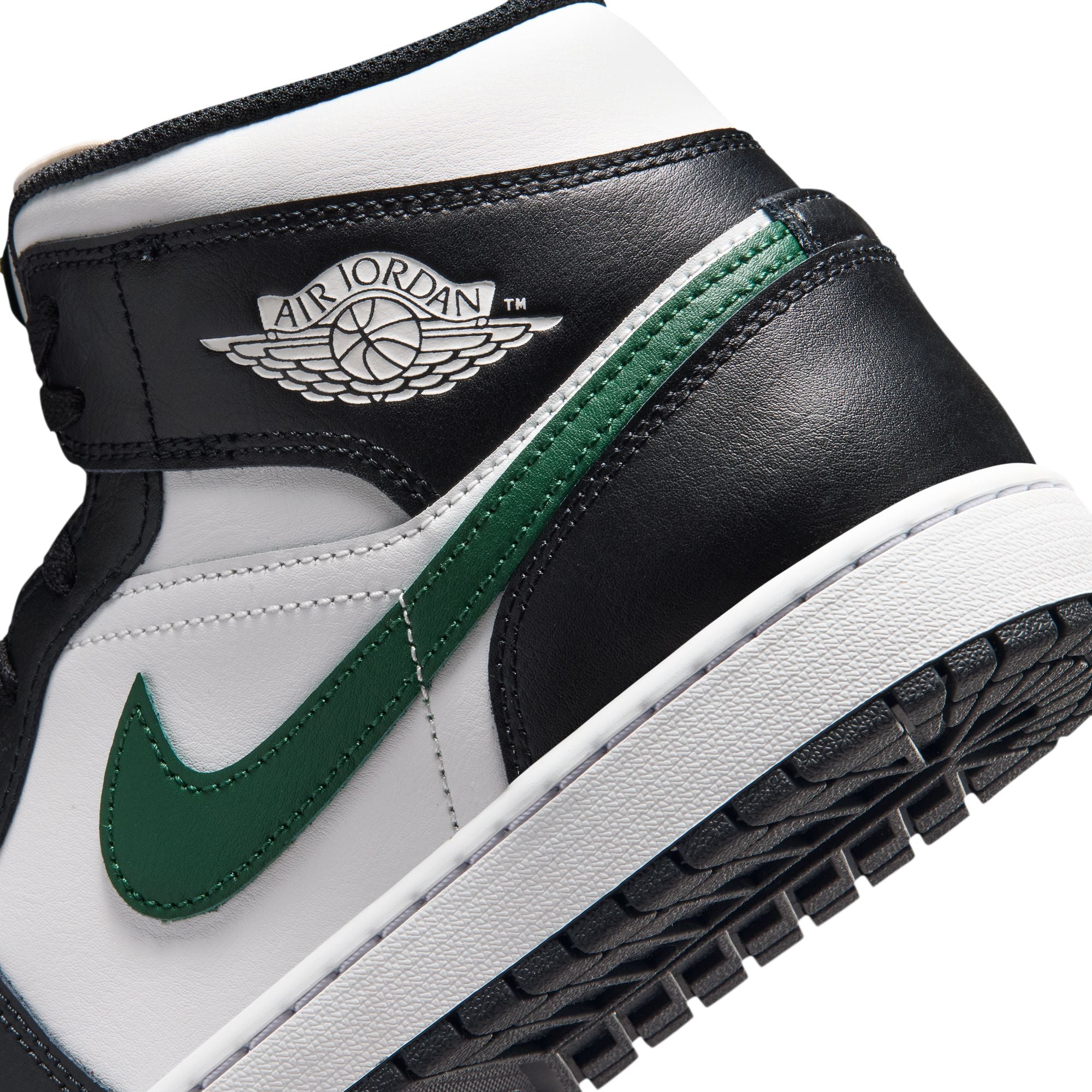 Air Jordan 1 Mid 'Black/ Green'