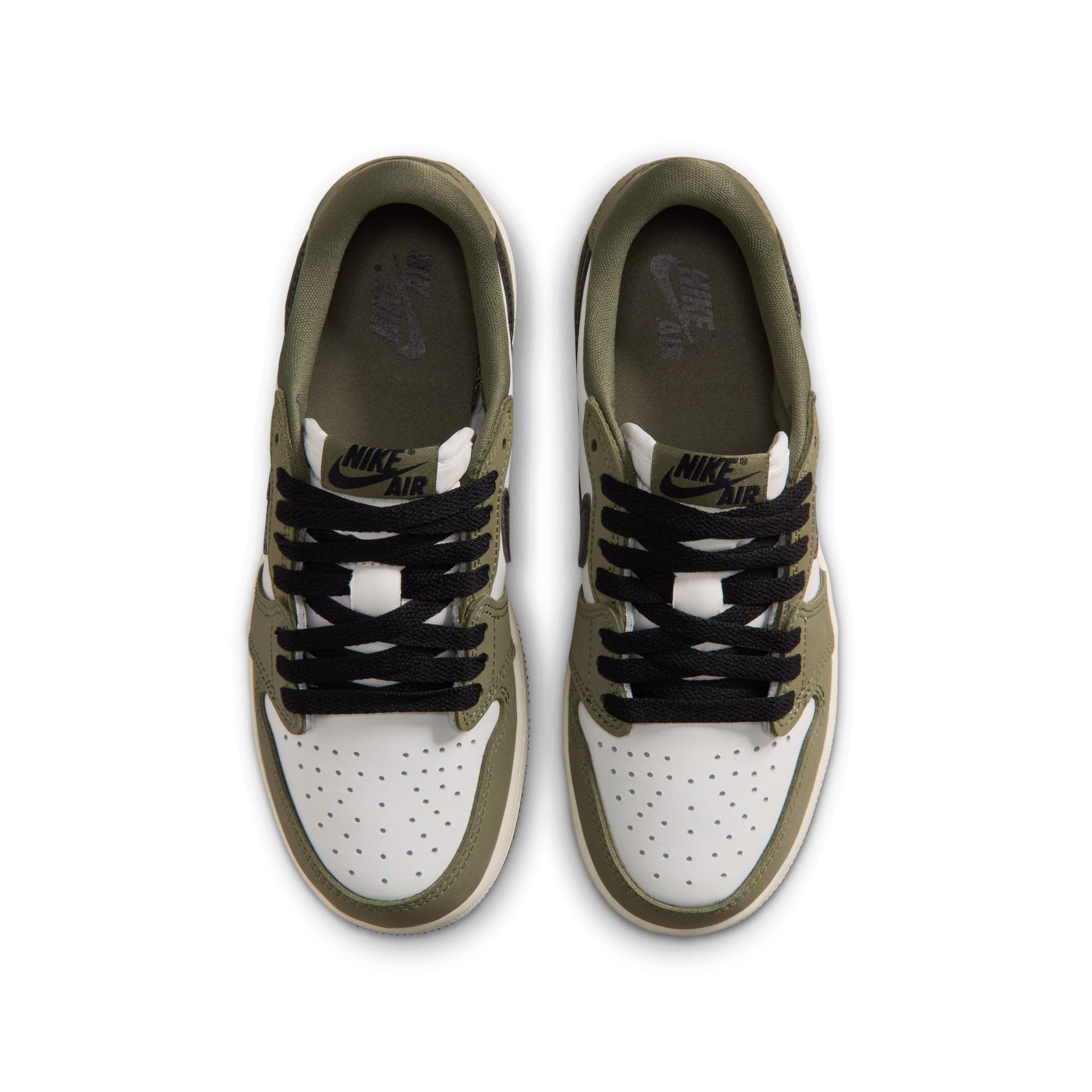 Youth Air Jordan 1 Retro Low 'Medium Olive'