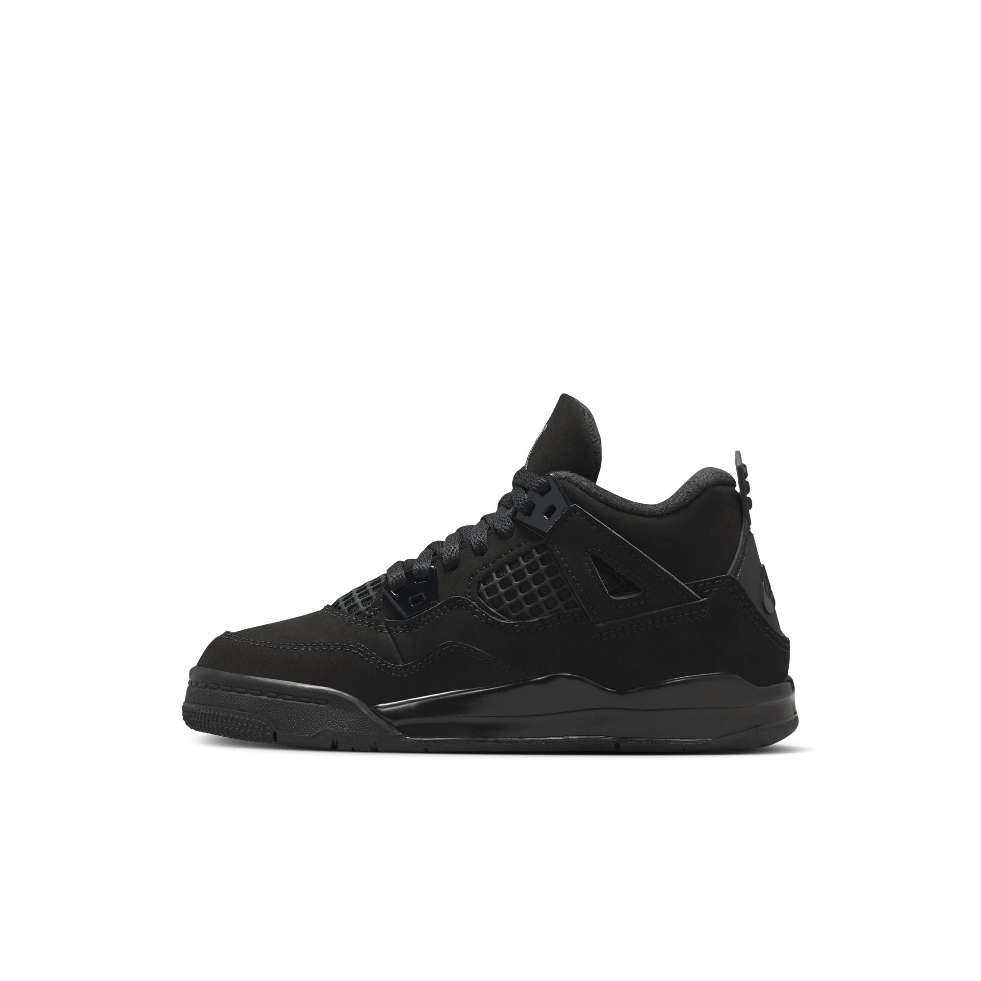 Youth Jordan 4 Retro "Black Cat" (Little Kids)