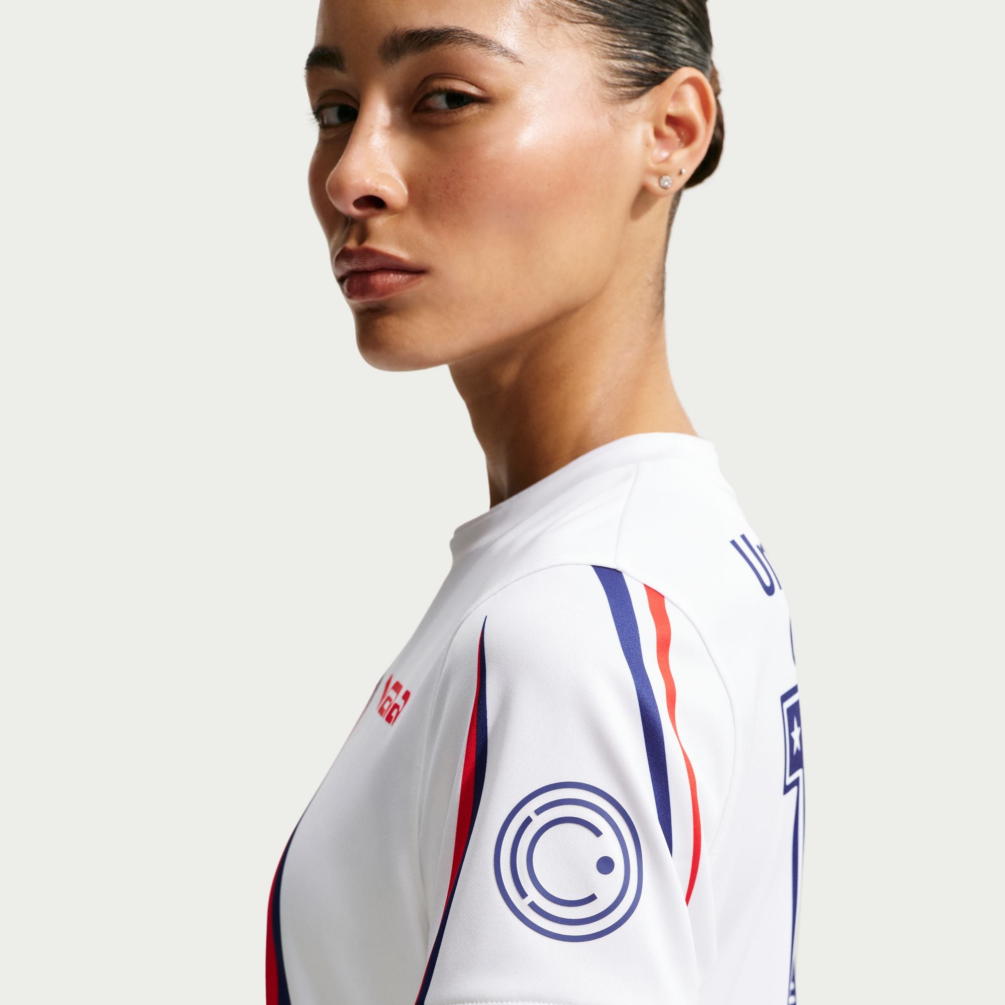 Womens Nike USA x V.A.A. Short-Sleeve Soccer Jersey