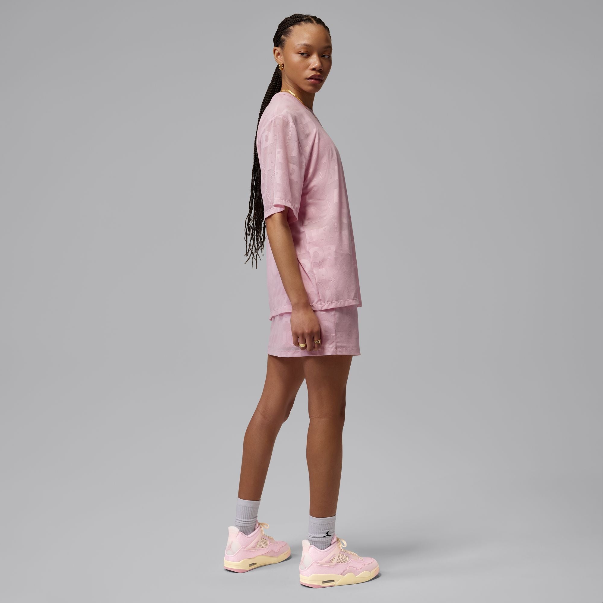Womens Air Jordan 4 Retro 'Pearl Pink and Iced Carmine'