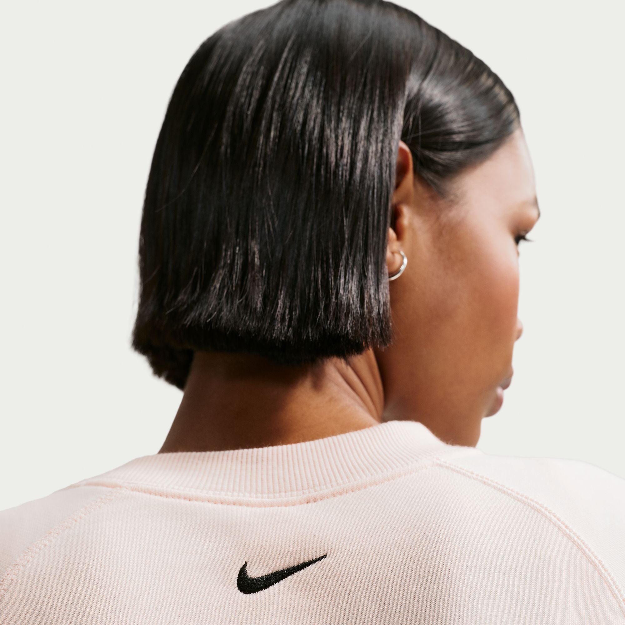 Womens Nike Sportswear French Terry Crewneck Sweatshirt 'Chalk'