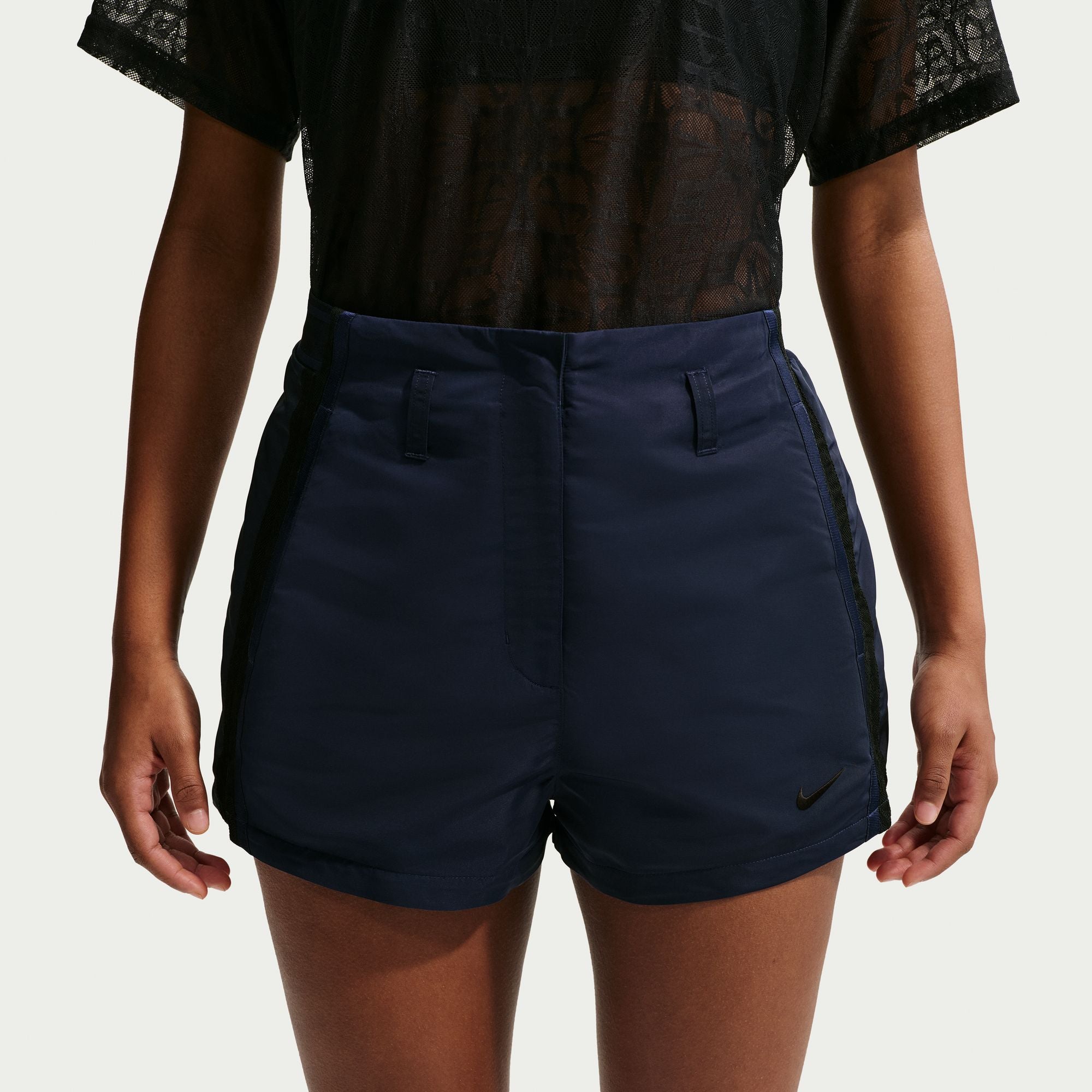 Womens Nike High-Waisted 2" Shorts 'Midnight Navy'