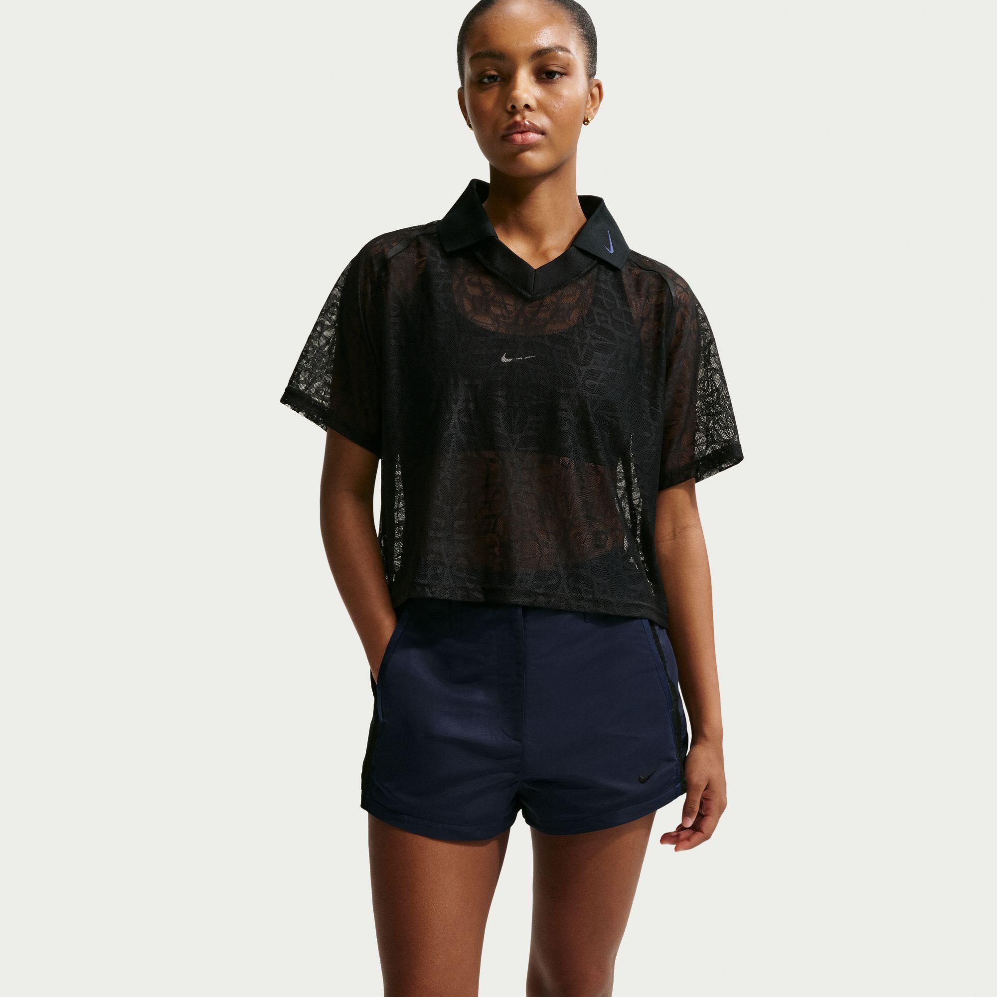 Womens Nike High-Waisted 2" Shorts 'Midnight Navy'