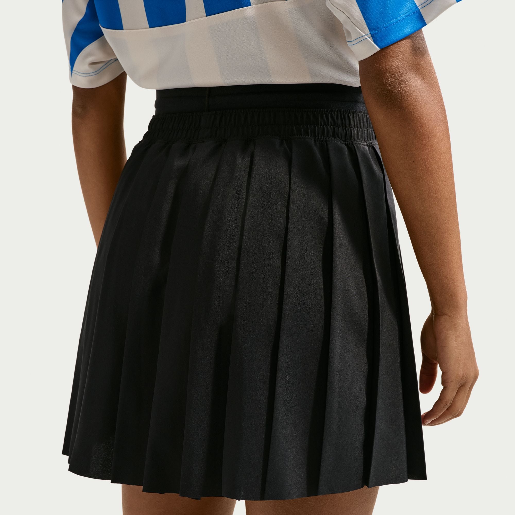 Womens Nike Sportswear Mid-Rise Pleated Skirt 'Black'