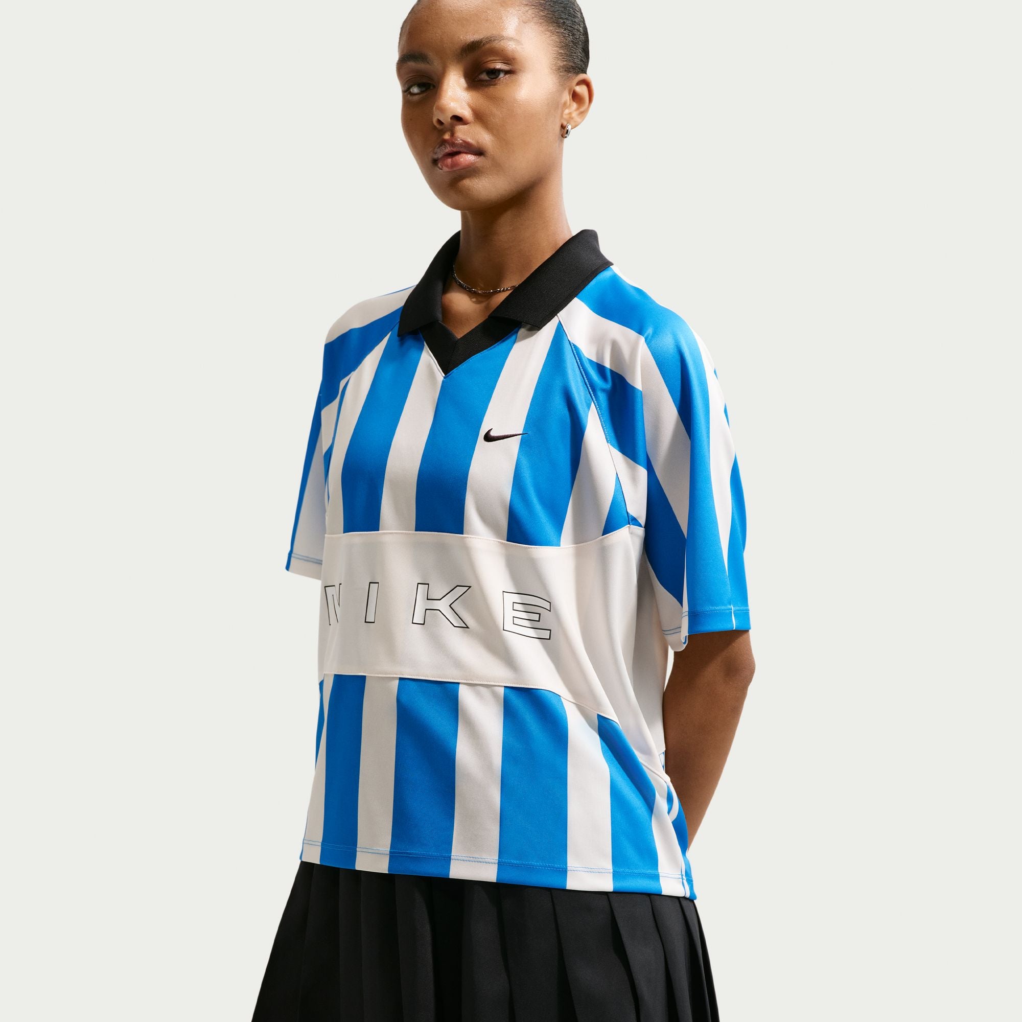 Womens Nike Sportswear Mid-Rise Pleated Skirt 'Black'