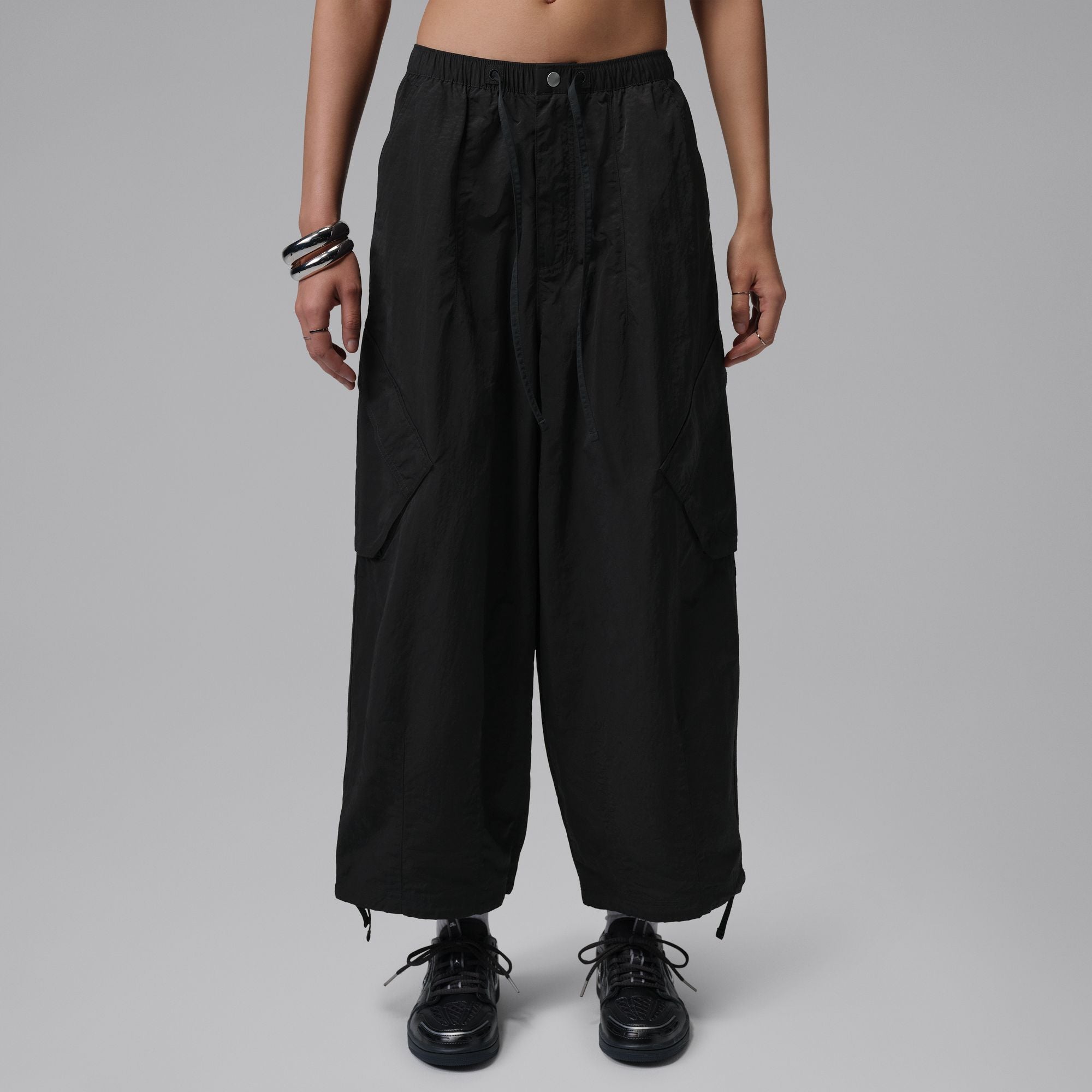Womens Jordan Flight Chicago Parachute Pants 'Black'