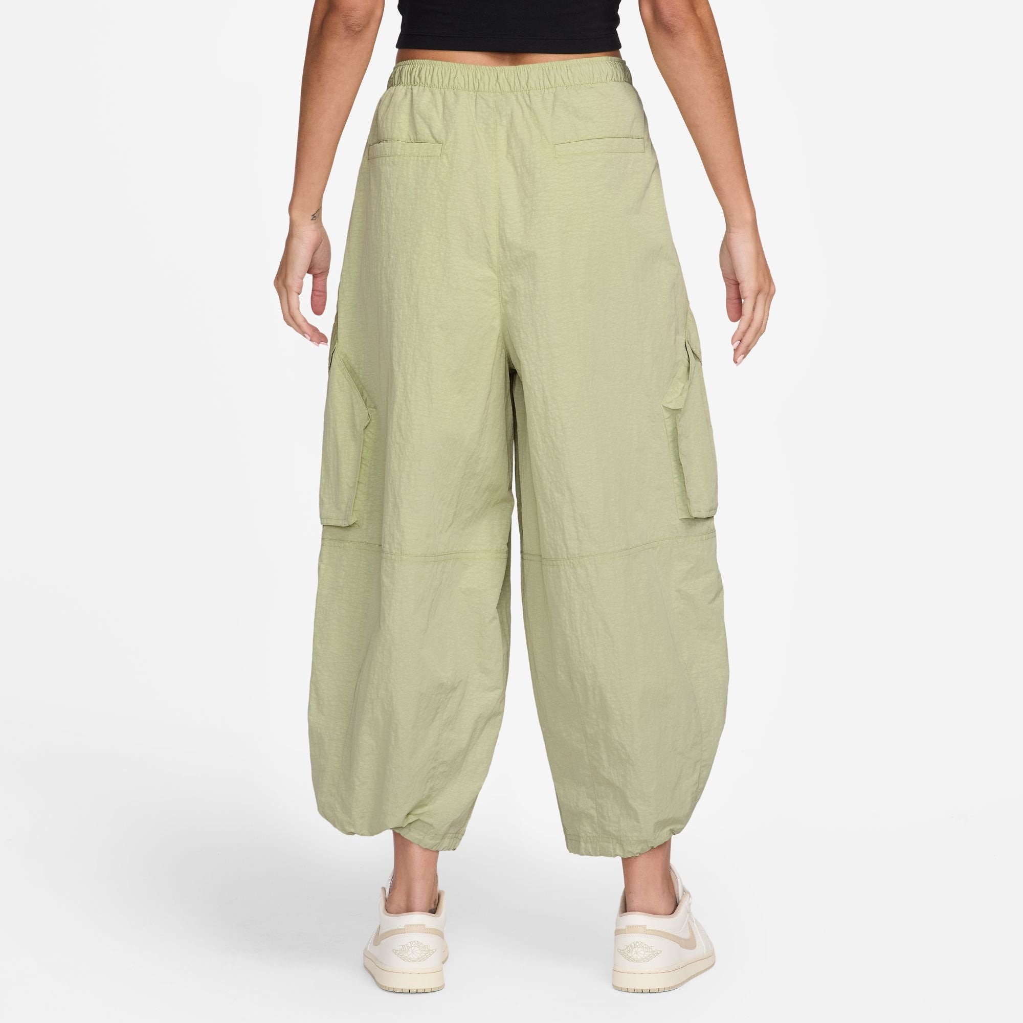 Womens Jordan Flight Chicago Parachute Pants 'Olive Aura'