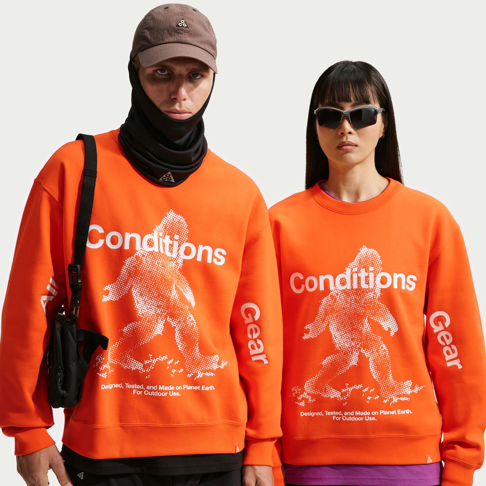 Nike ACG "Tuff Fleece" Crewneck Sweatshirt 'Safety Orange'