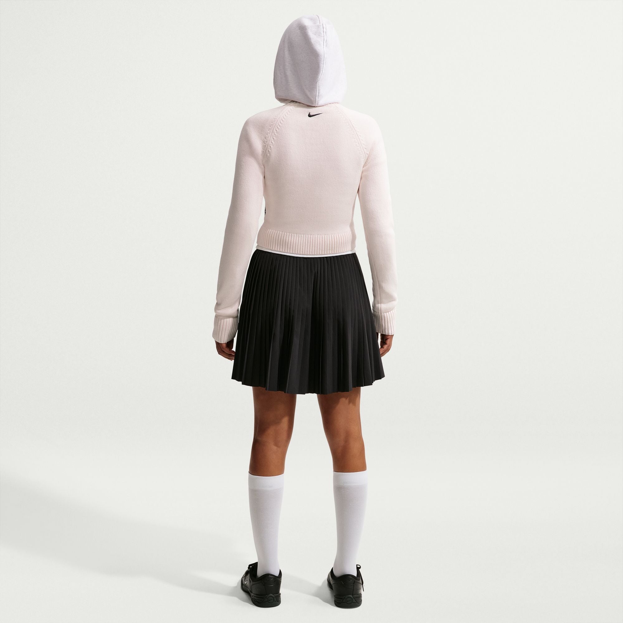 Womens Nike Sportswear Graphic Zip-Up Hoodie 'Chalk'