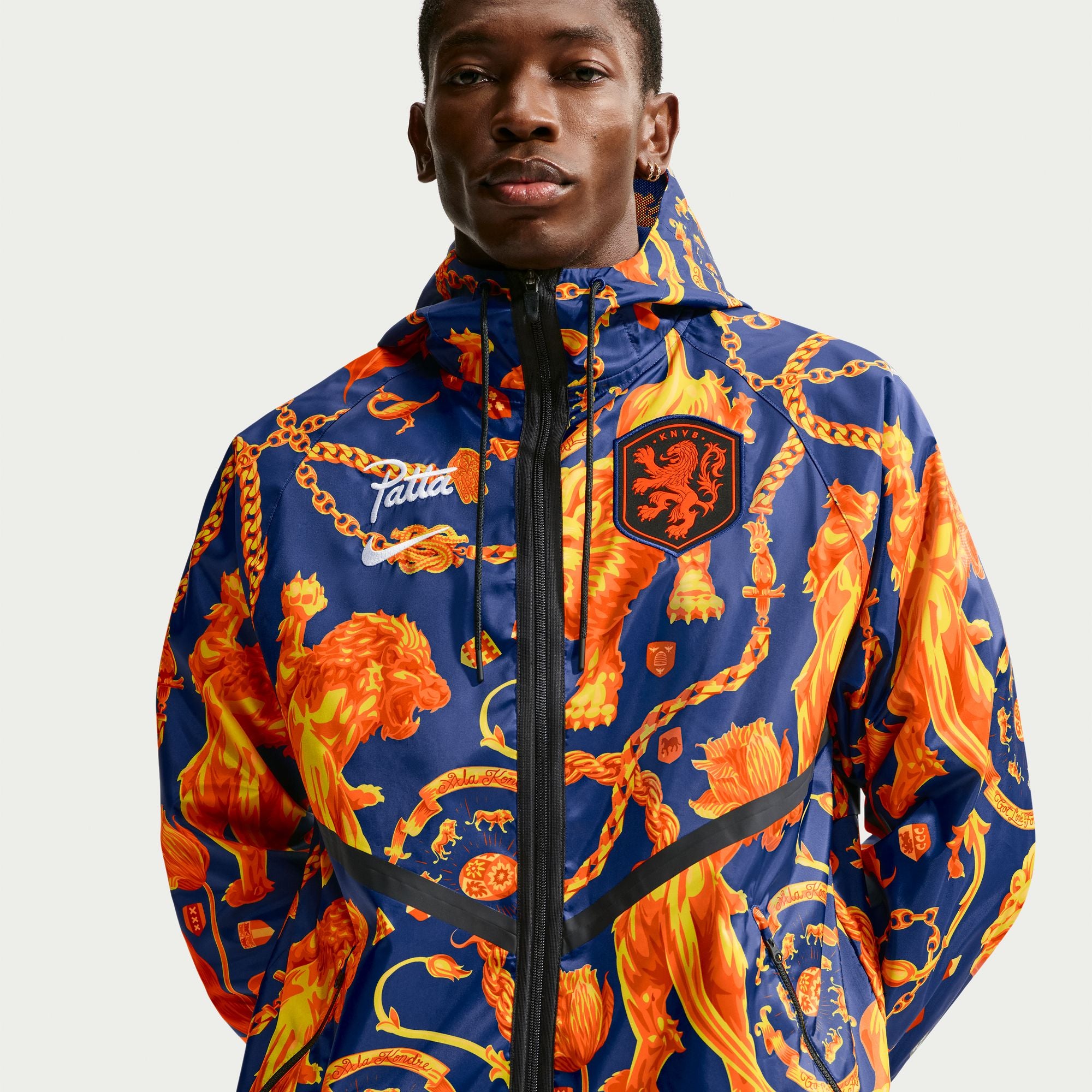 Nike Netherlands x Patta Anthem Jacket 'Deep Royal'