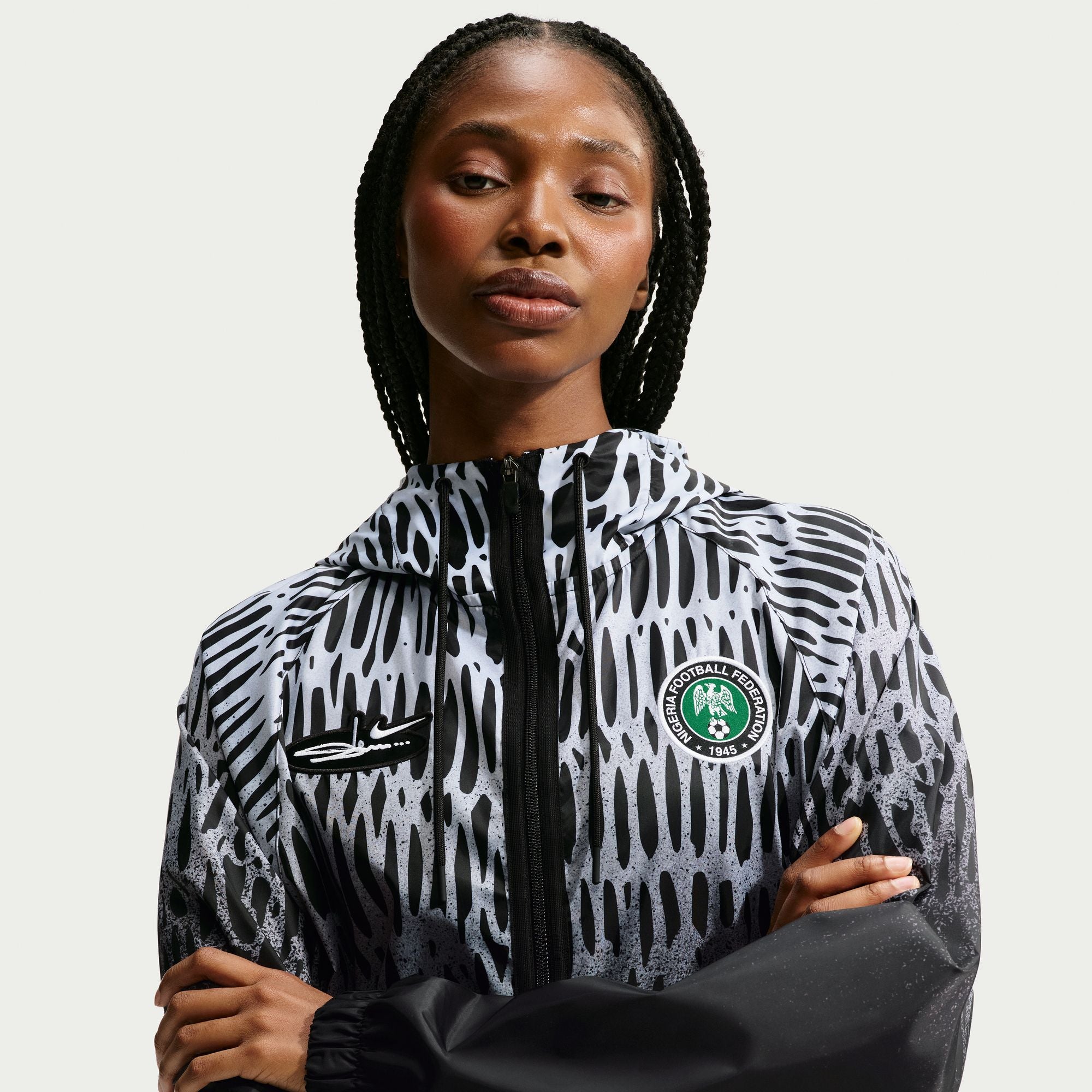 Nike x Nigeria x Slawn Anthem Jacket 'Black'