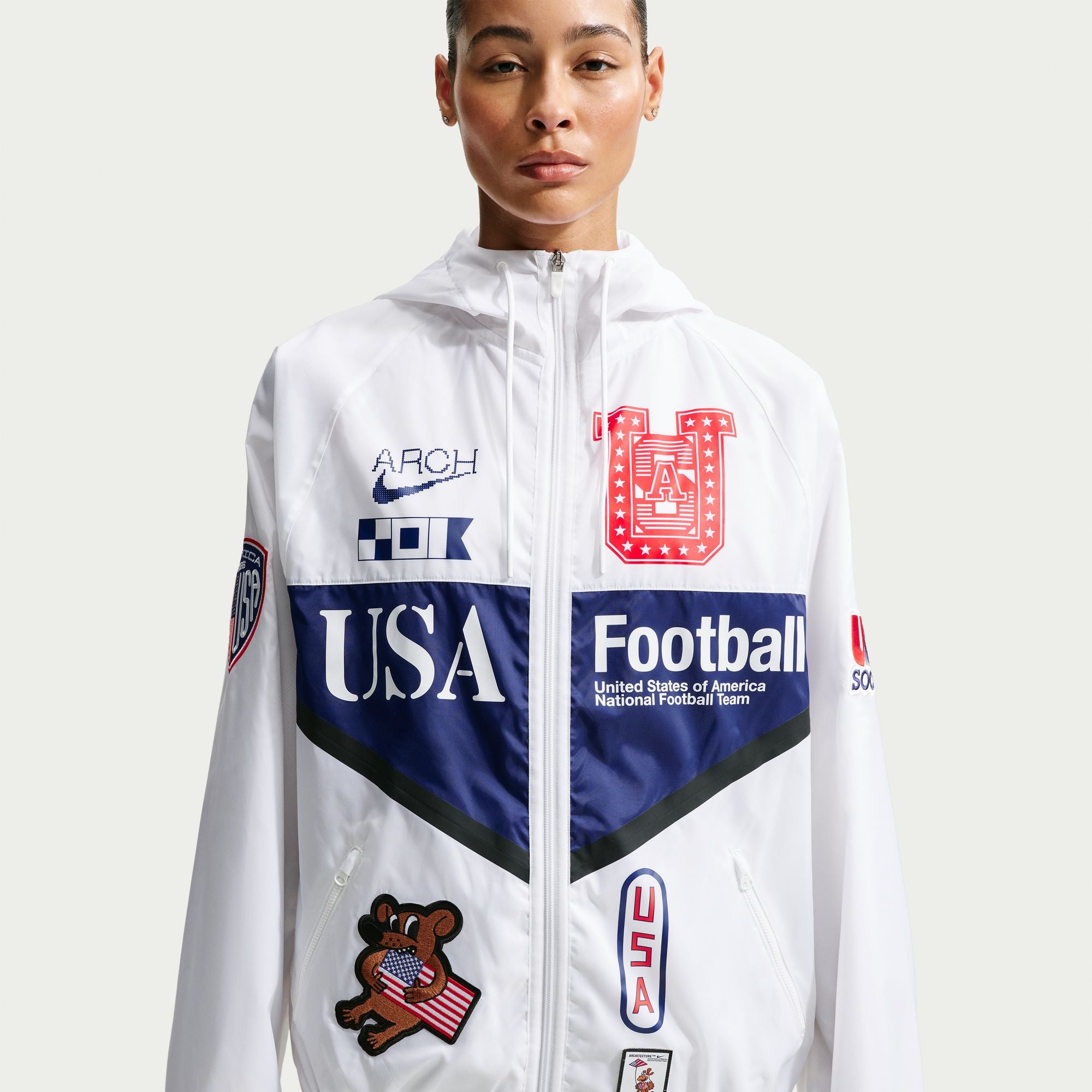 Nike USA x V.A.A. Anthem Jacket 'White'