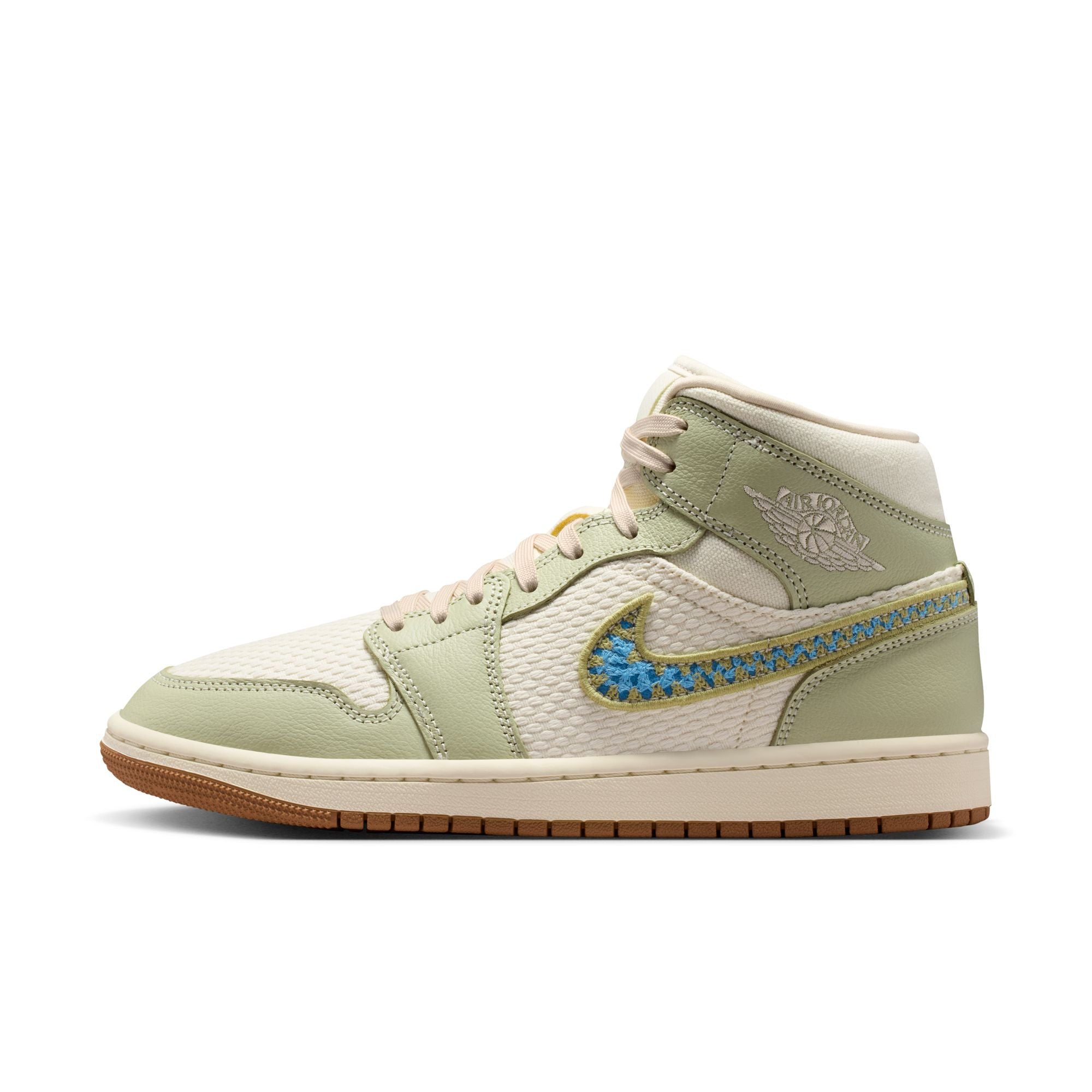 Womens Air Jordan 1 Mid SE 'Olive Aura'