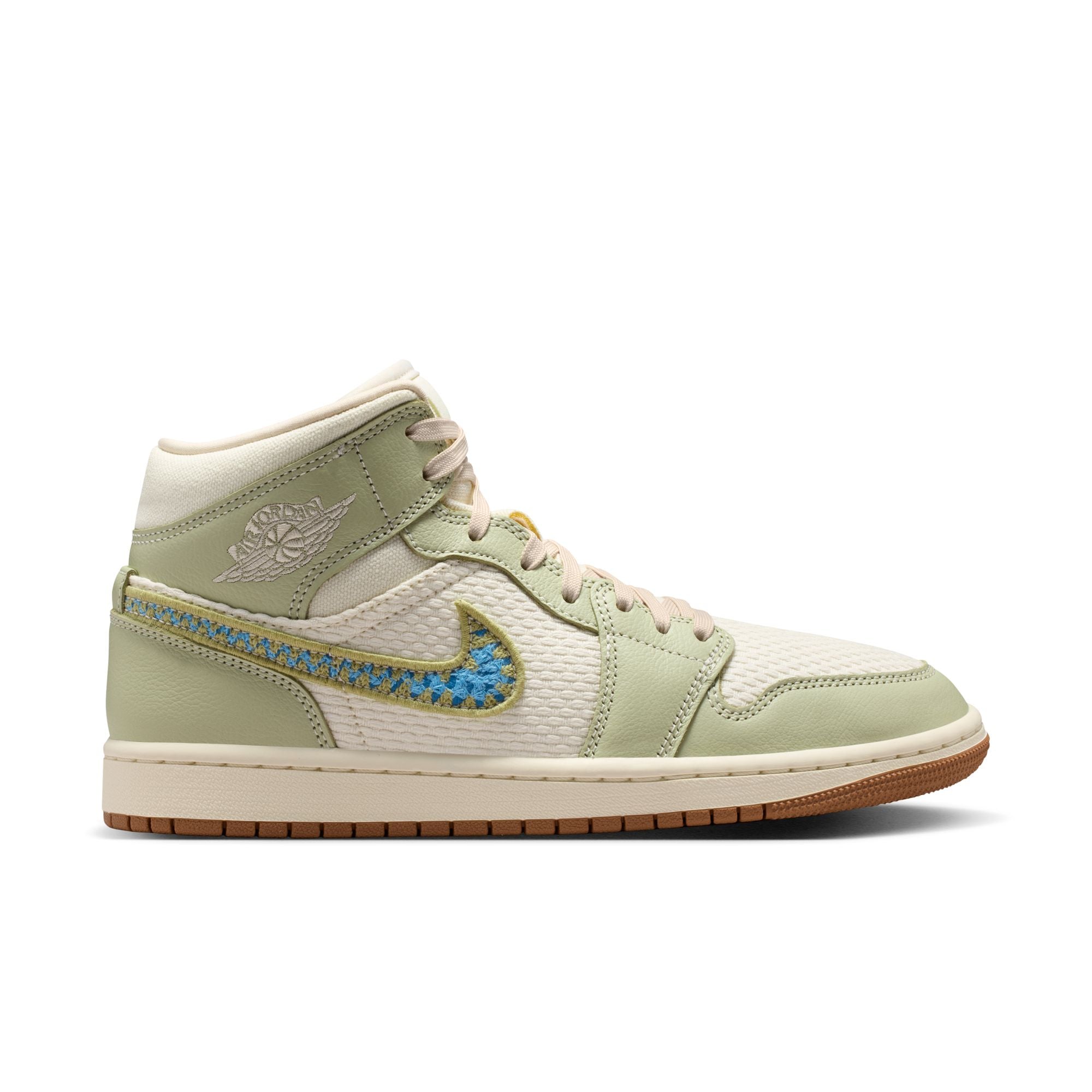 Womens Air Jordan 1 Mid SE 'Olive Aura'
