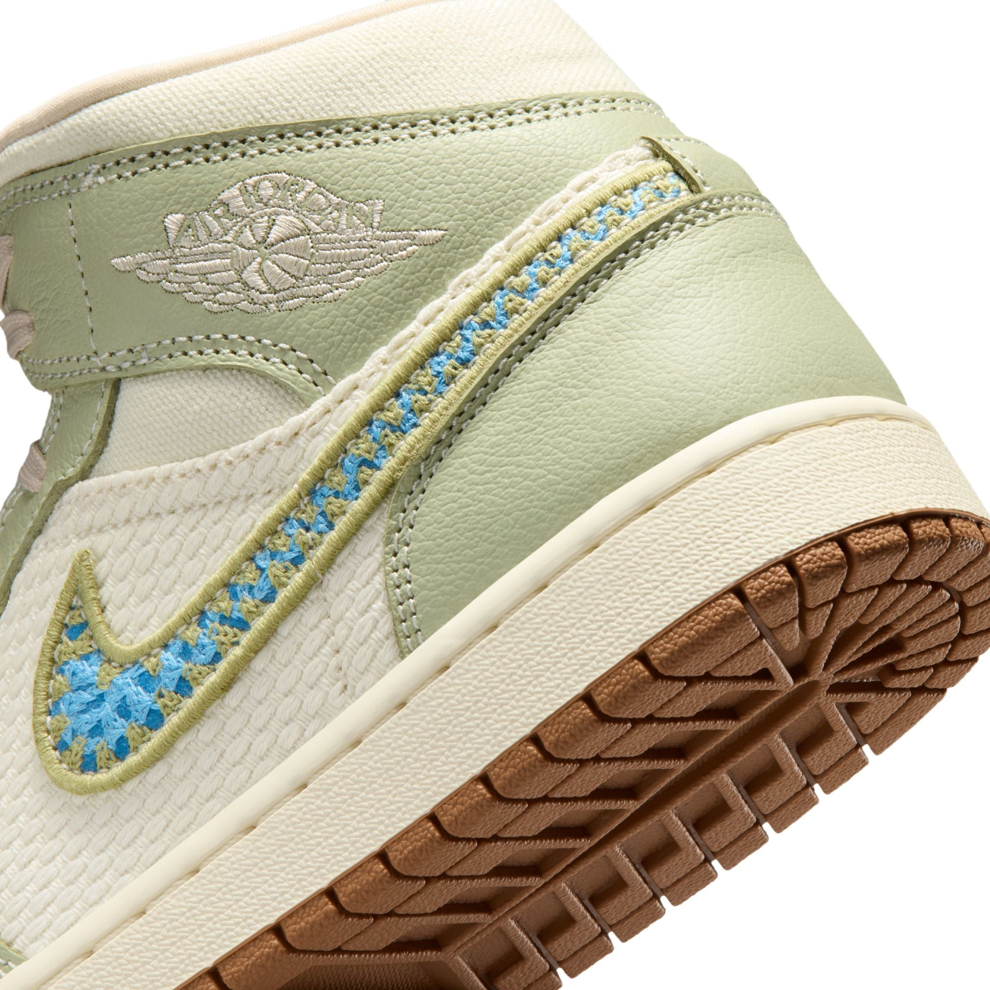 Womens Air Jordan 1 Mid SE 'Olive Aura'