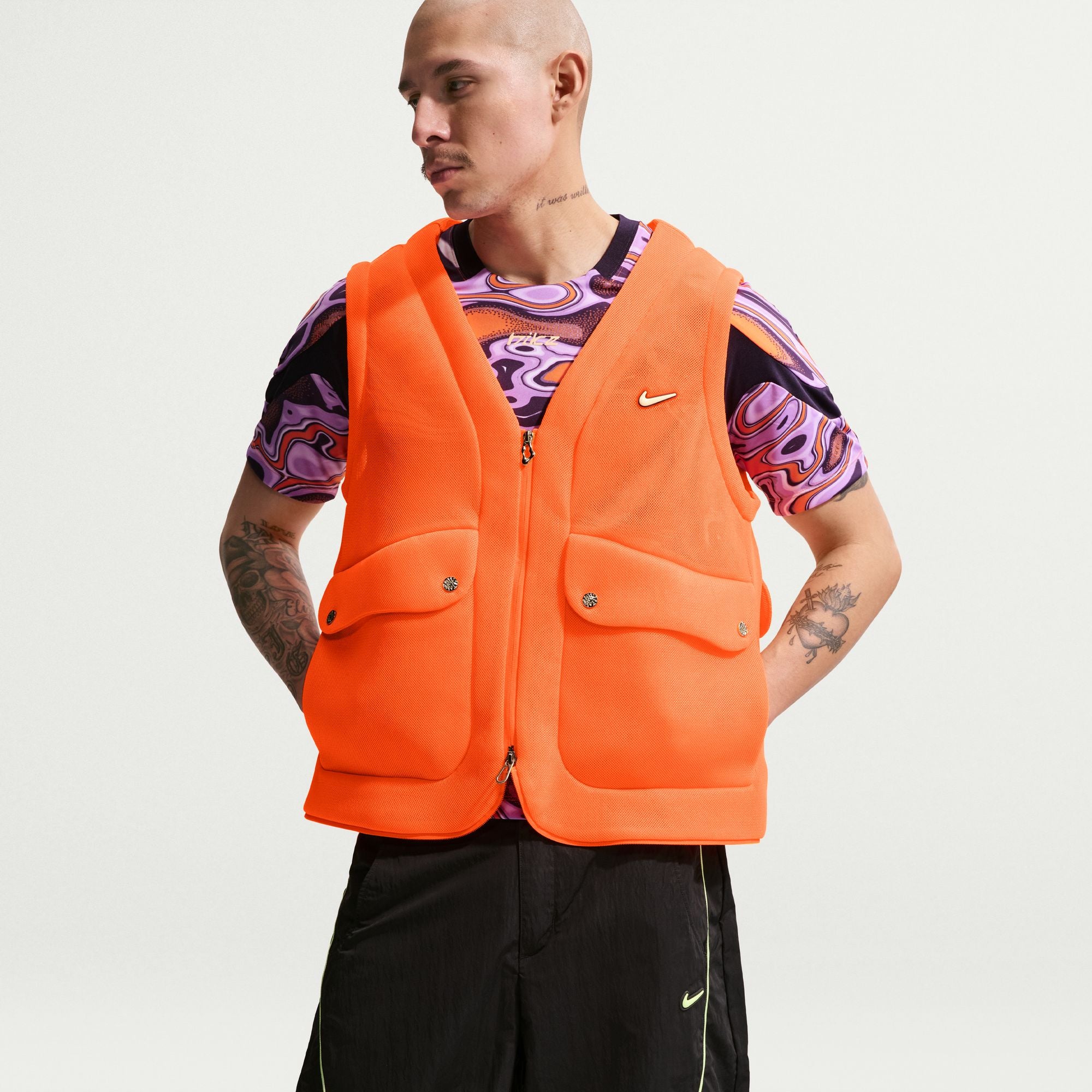 Nike Project F.R.O.G. Bubble Pod Vest 'Total Orange'