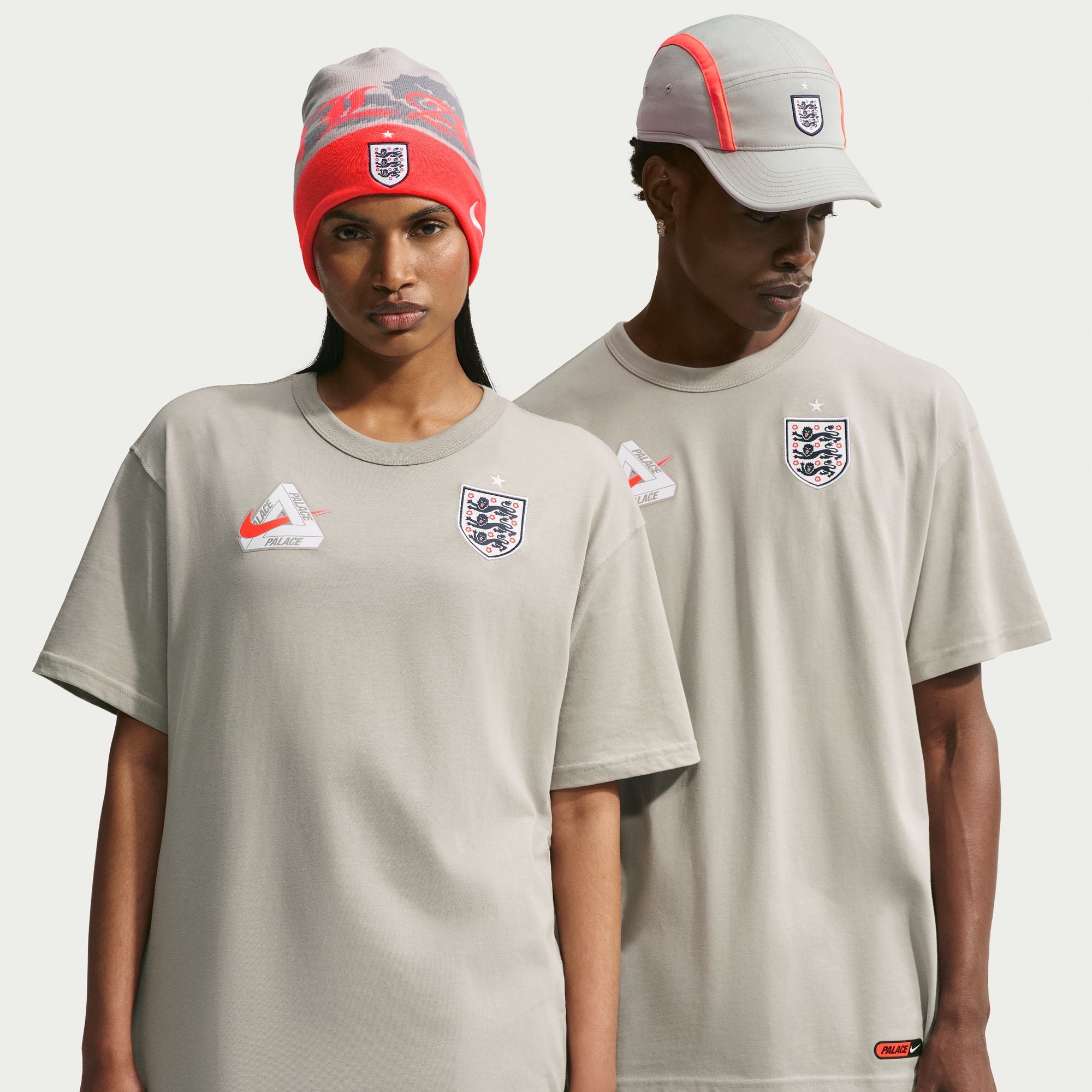 Nike England x Palace T-Shirt 'Pewter Grey'