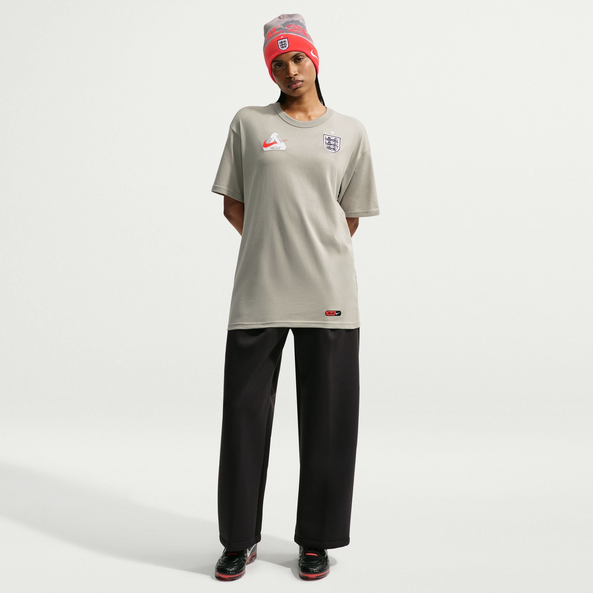 Nike England x Palace T-Shirt 'Pewter Grey'