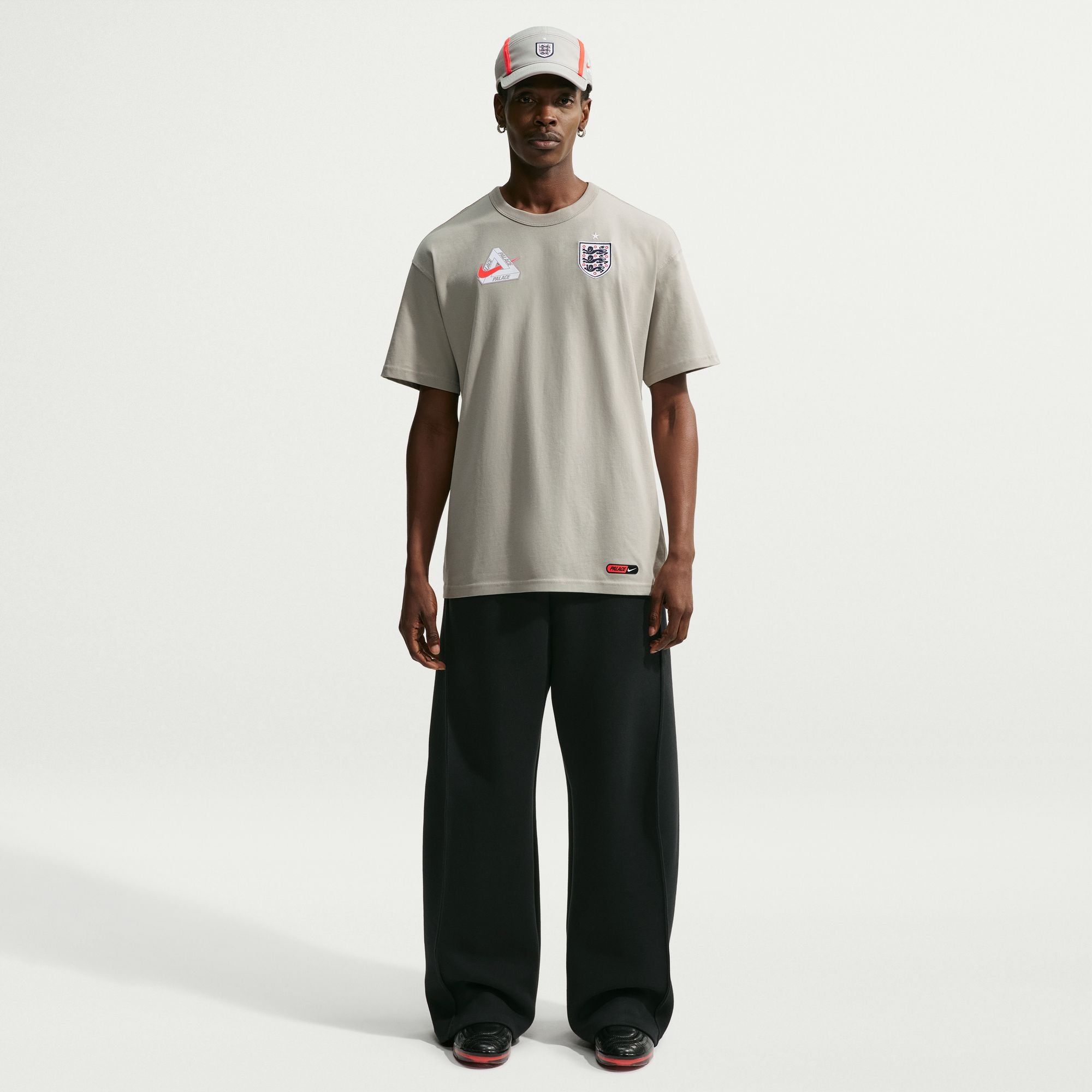 Nike England x Palace T-Shirt 'Pewter Grey'