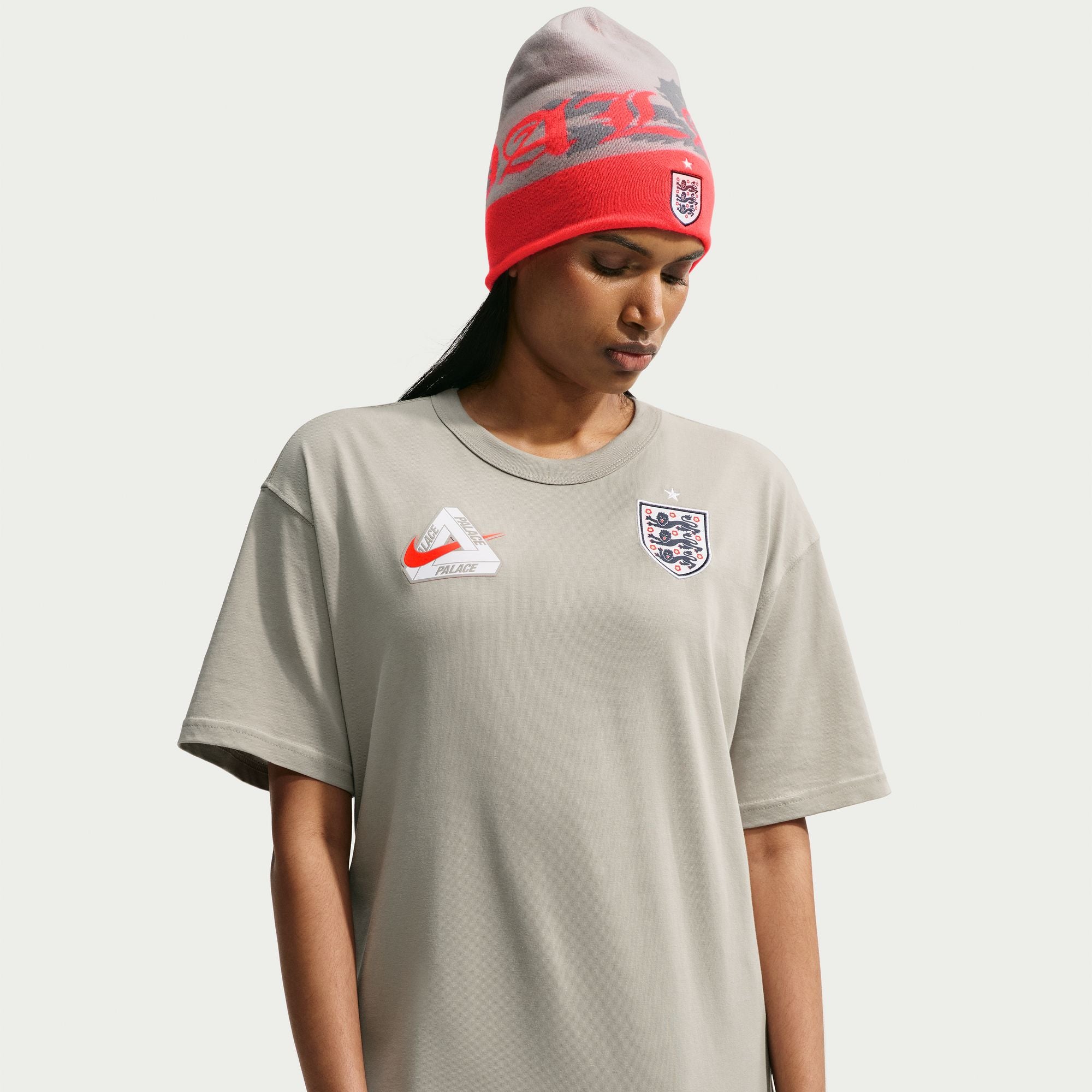 Nike England x Palace T-Shirt 'Pewter Grey'