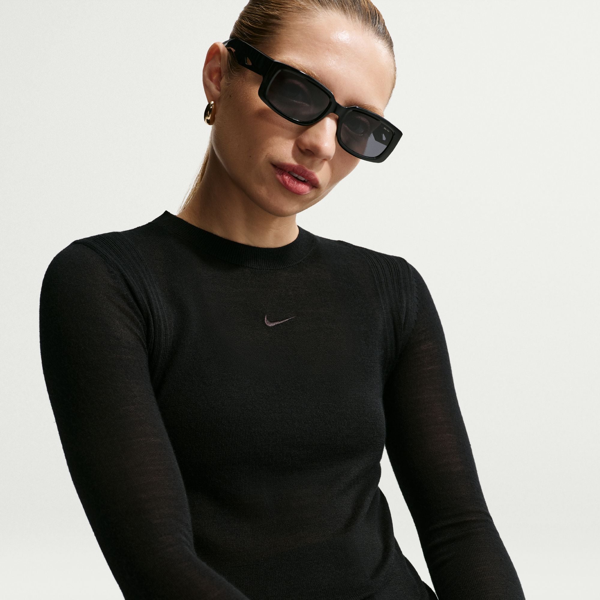 Women Nike Sportswear Long Sleeve Shirt Arrvrnt 'Black'