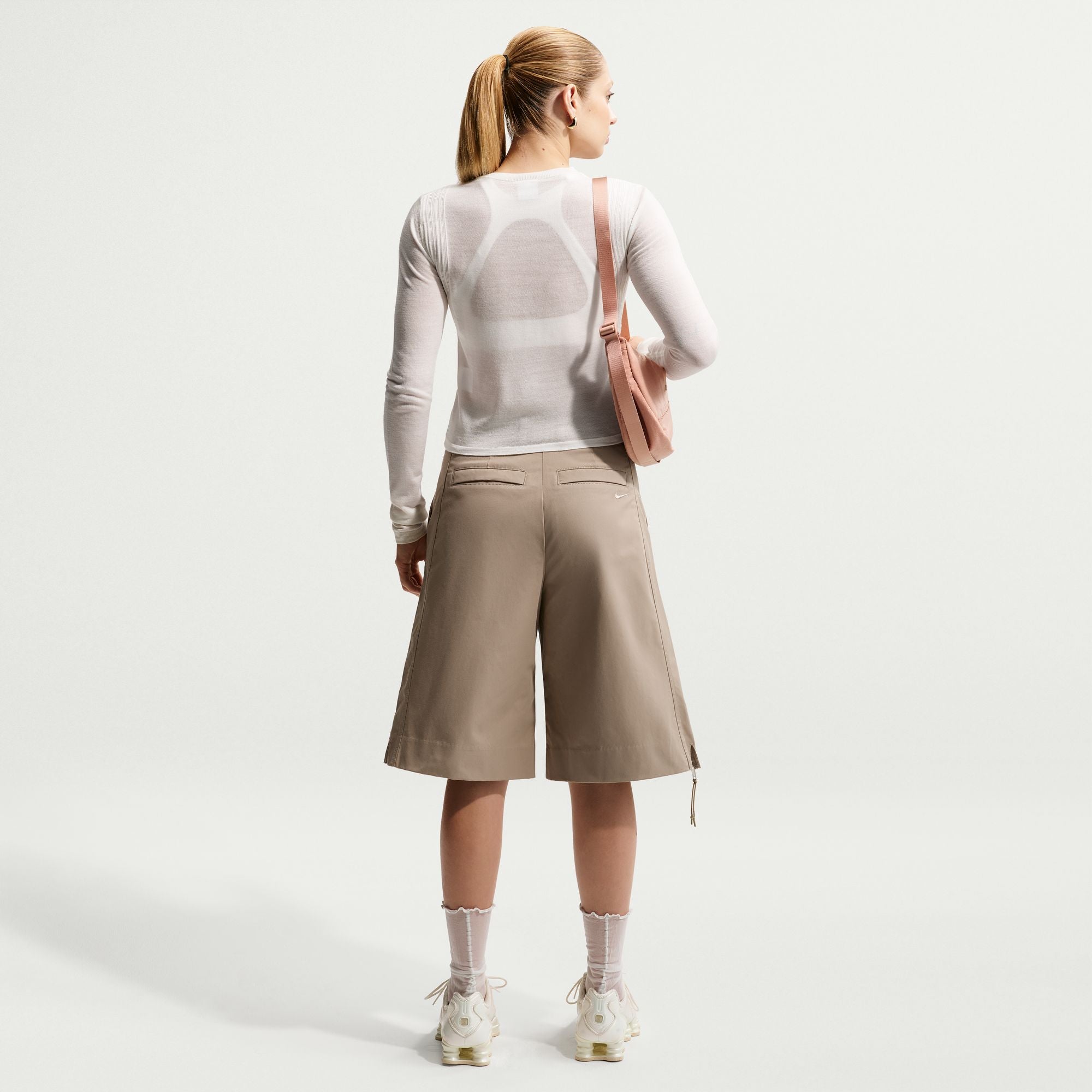 Women Nike Sportswear Long Sleeve Shirt Arrvrnt 'Summit White'