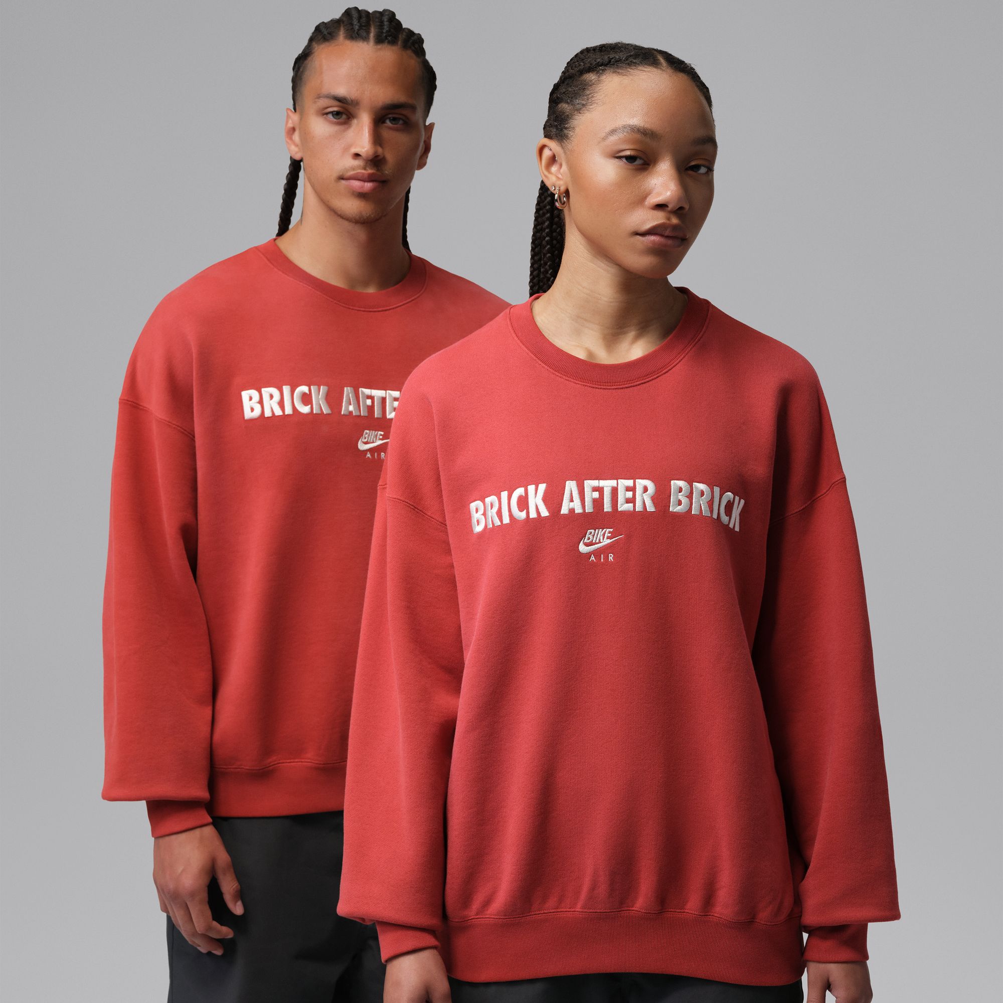 Jordan BIKE AIR x Nigel Sylvester Crewneck Sweatshirt 'Cinnabar'