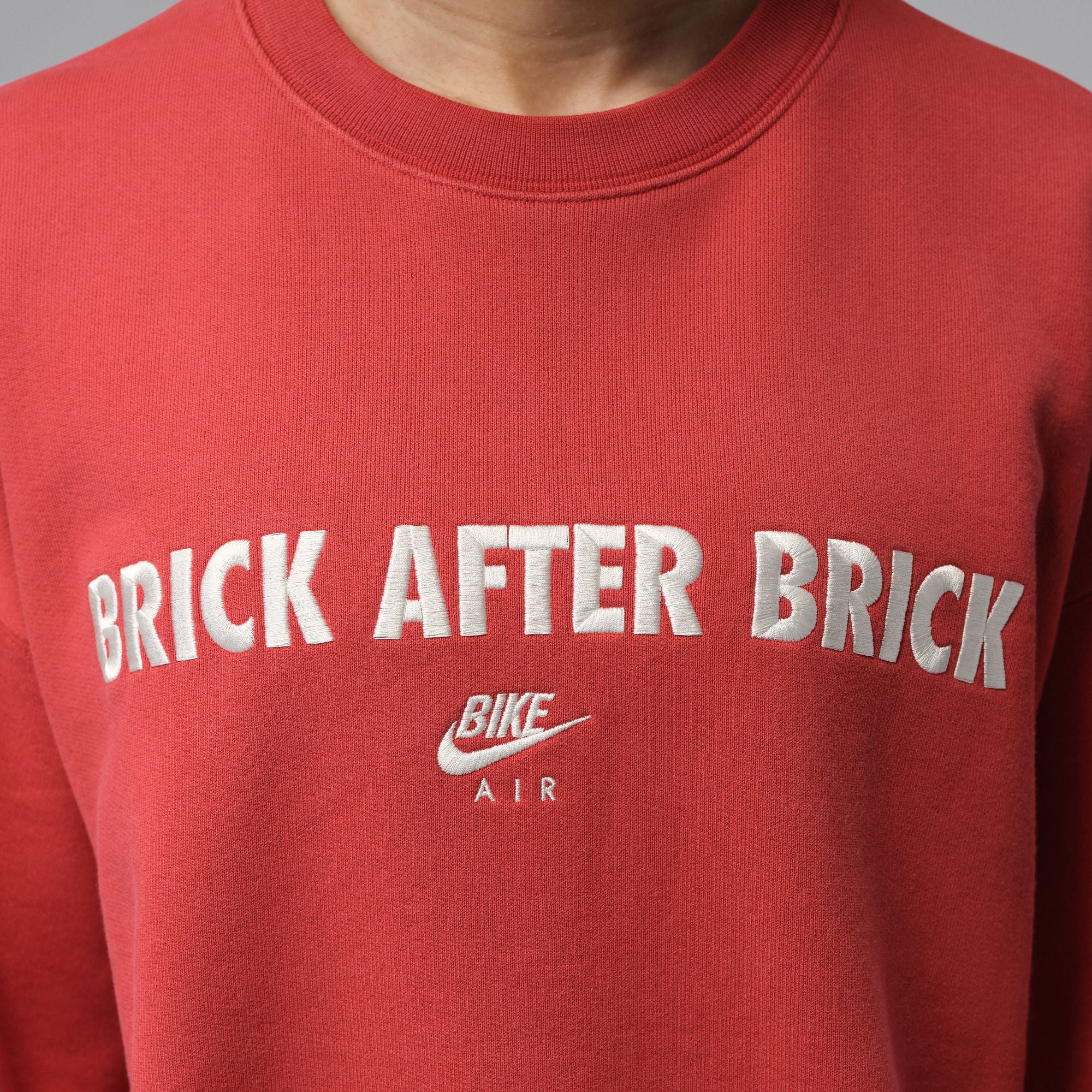 Jordan BIKE AIR x Nigel Sylvester Crewneck Sweatshirt 'Cinnabar'