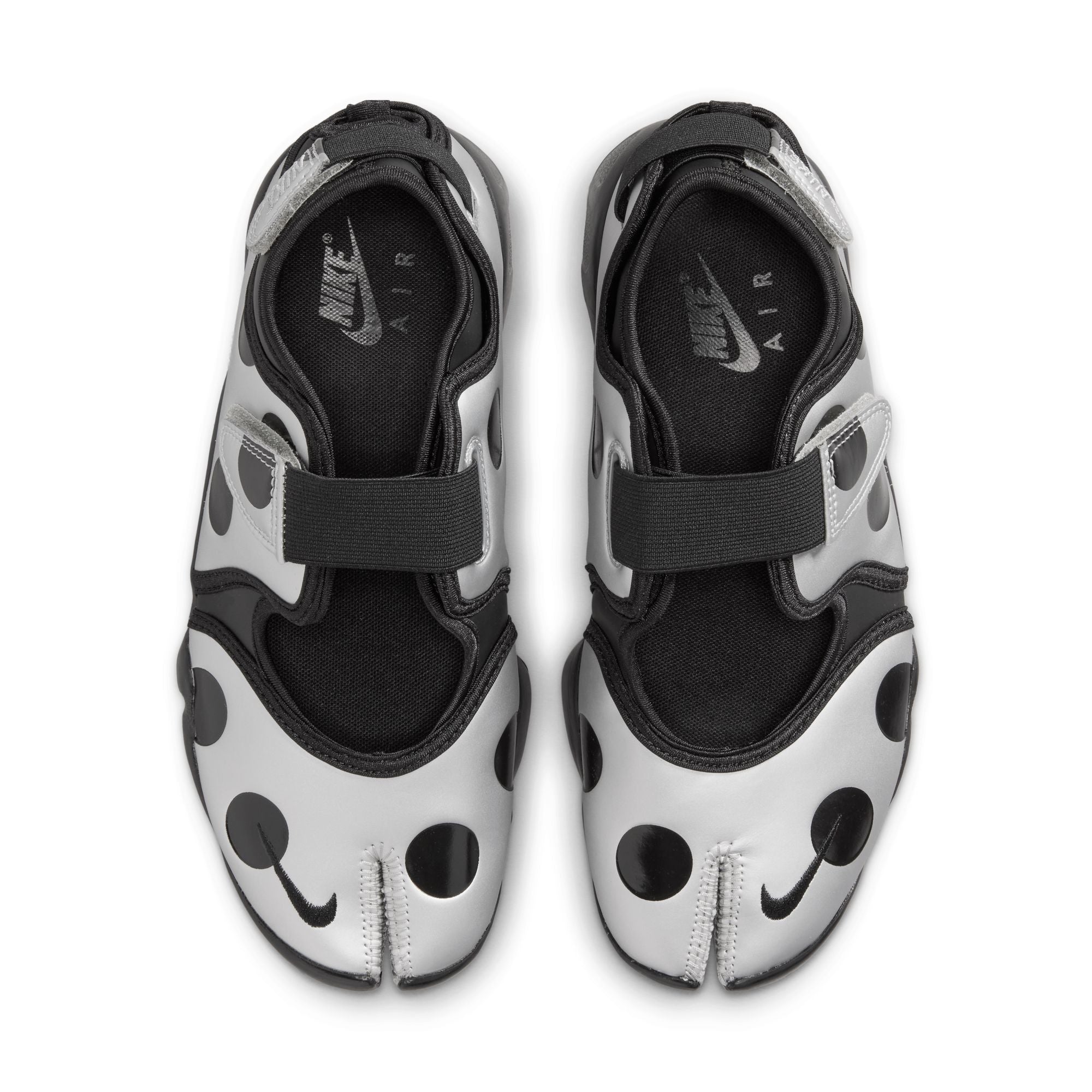 Womens Nike Air Rift Polka Dot 'Black/Metallic Silver'