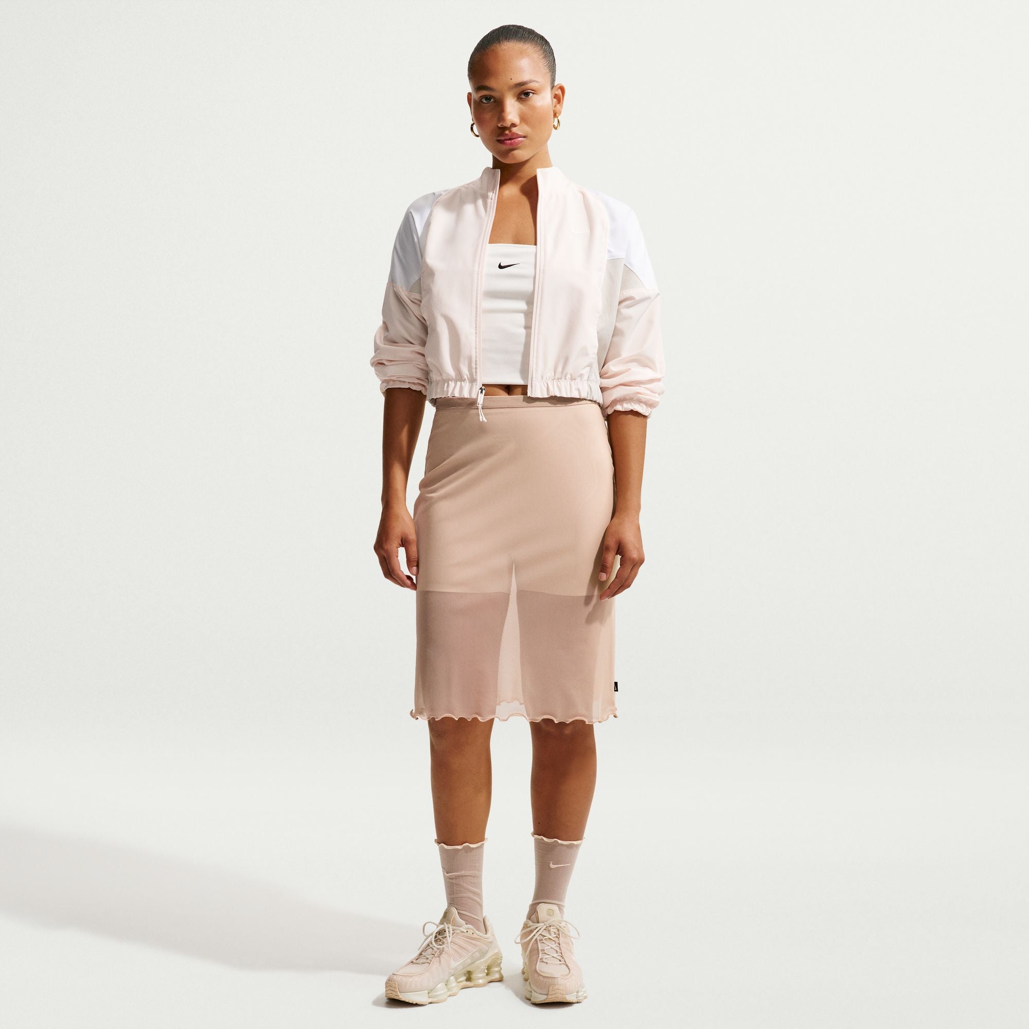 Womens Nike Sportswear Sheer Skirt 'Linen'