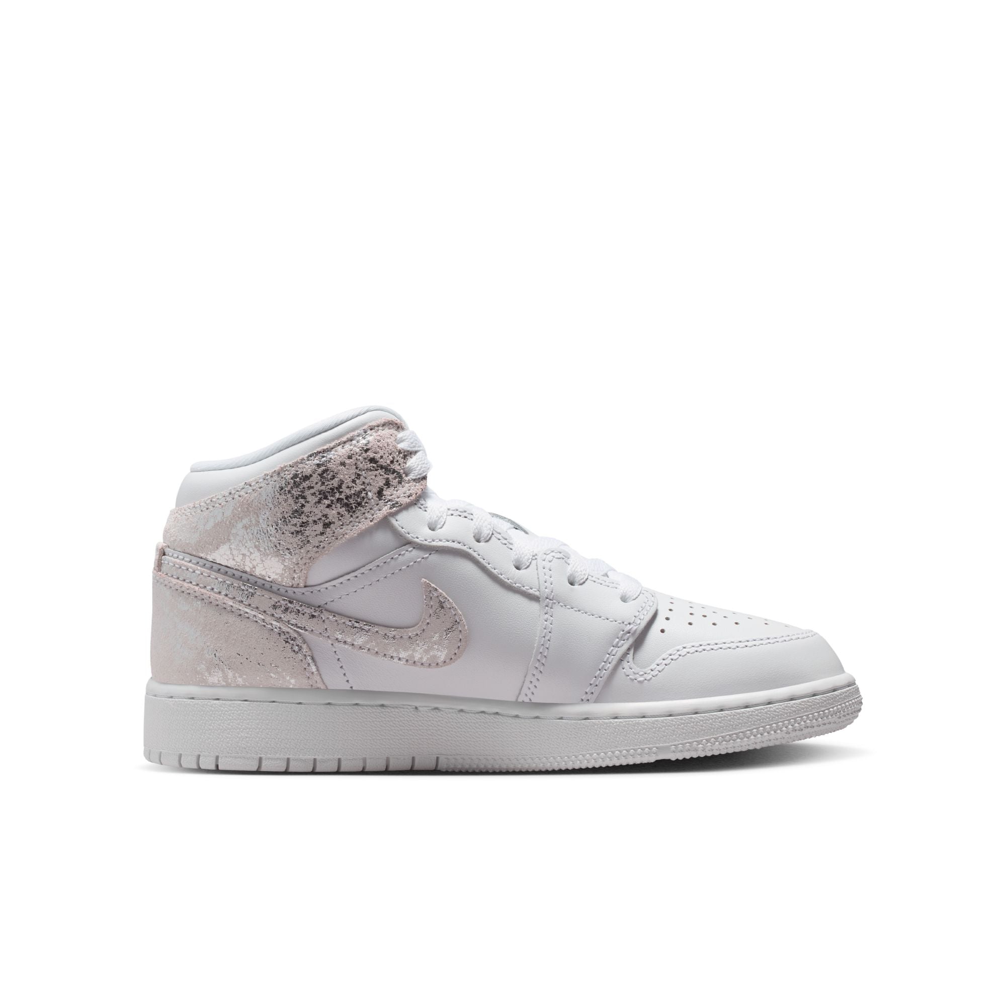 Youth Air Jordan 1 Mid SE (GS) 'White'