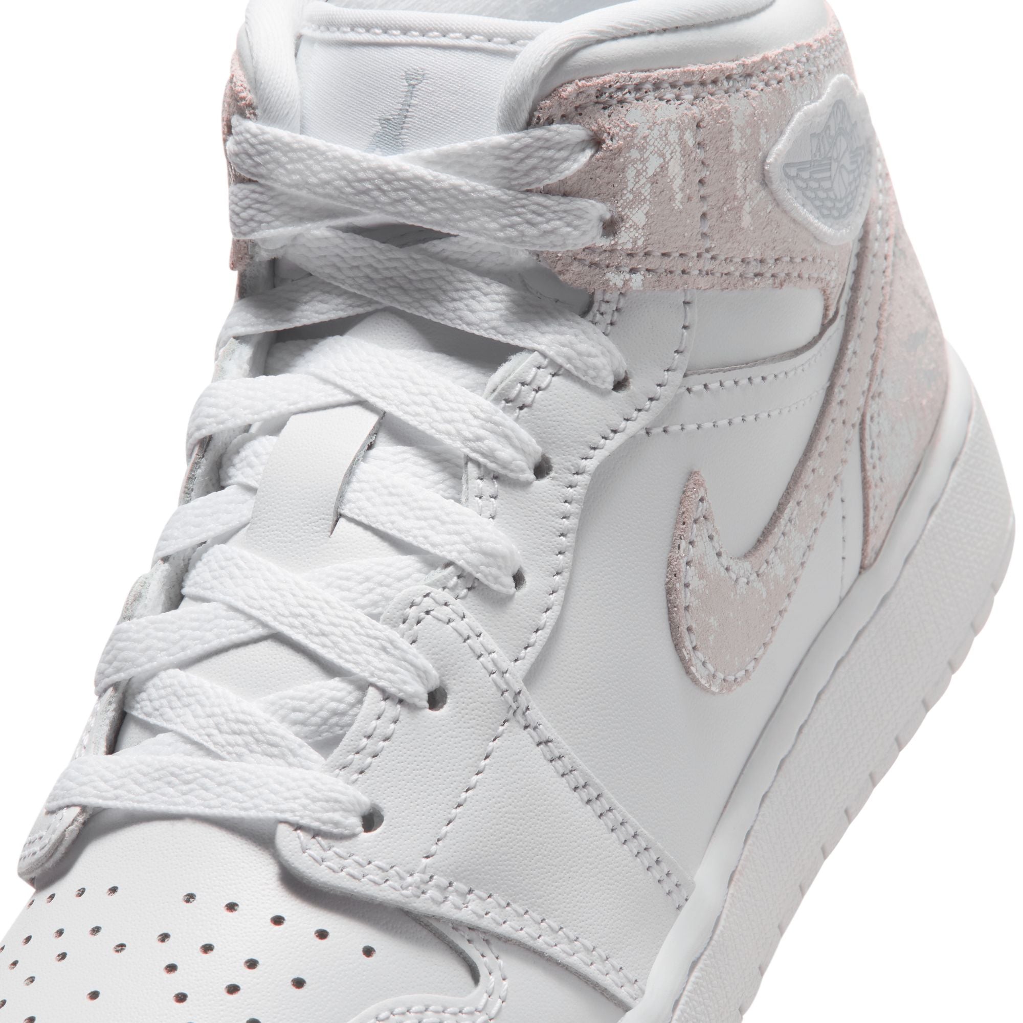 Youth Air Jordan 1 Mid SE (GS) 'White'