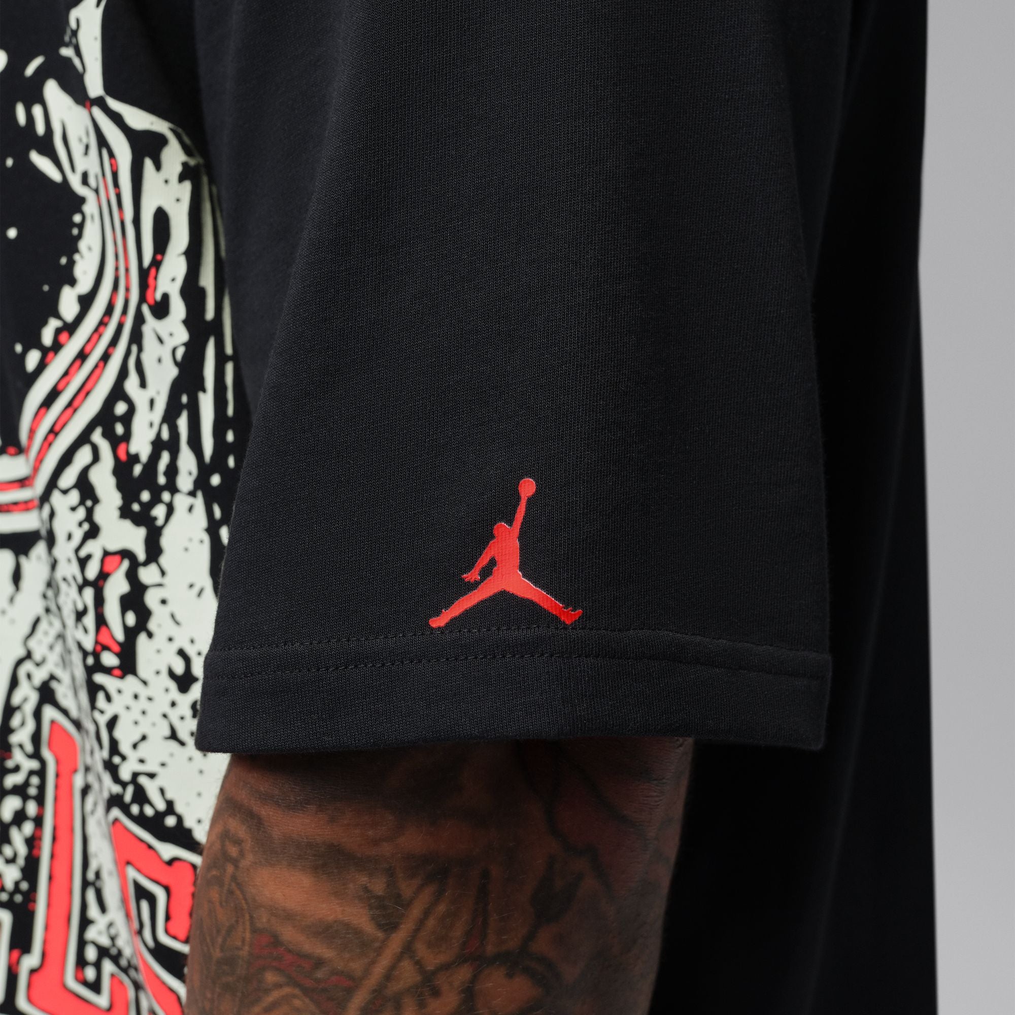 Jordan Sport Dri-FIT Graphic T-Shirt 'Black/Volt Tint'