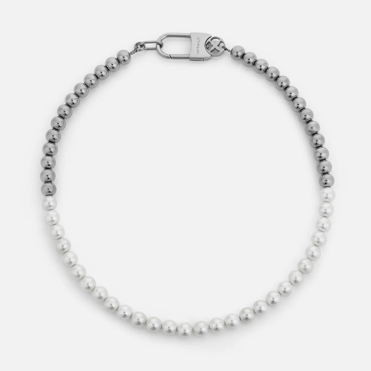 Vitaly Akoya Chain 'Stainless Steel/Pearl'