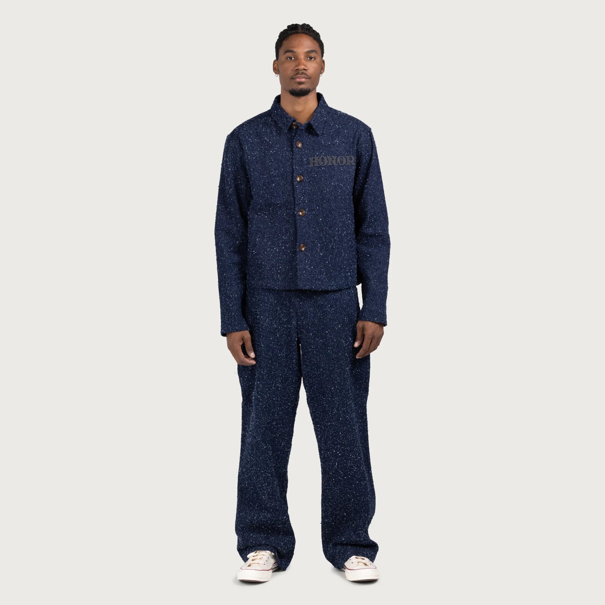 Honor The Gift Nep Yarn Wide Leg 'Navy'