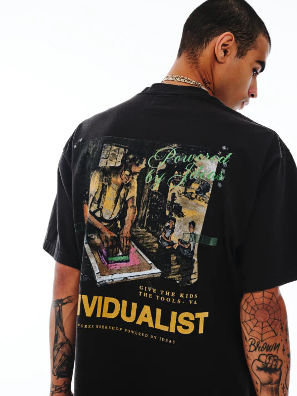 Indvlst Lab Tools SS Tee  'Black'