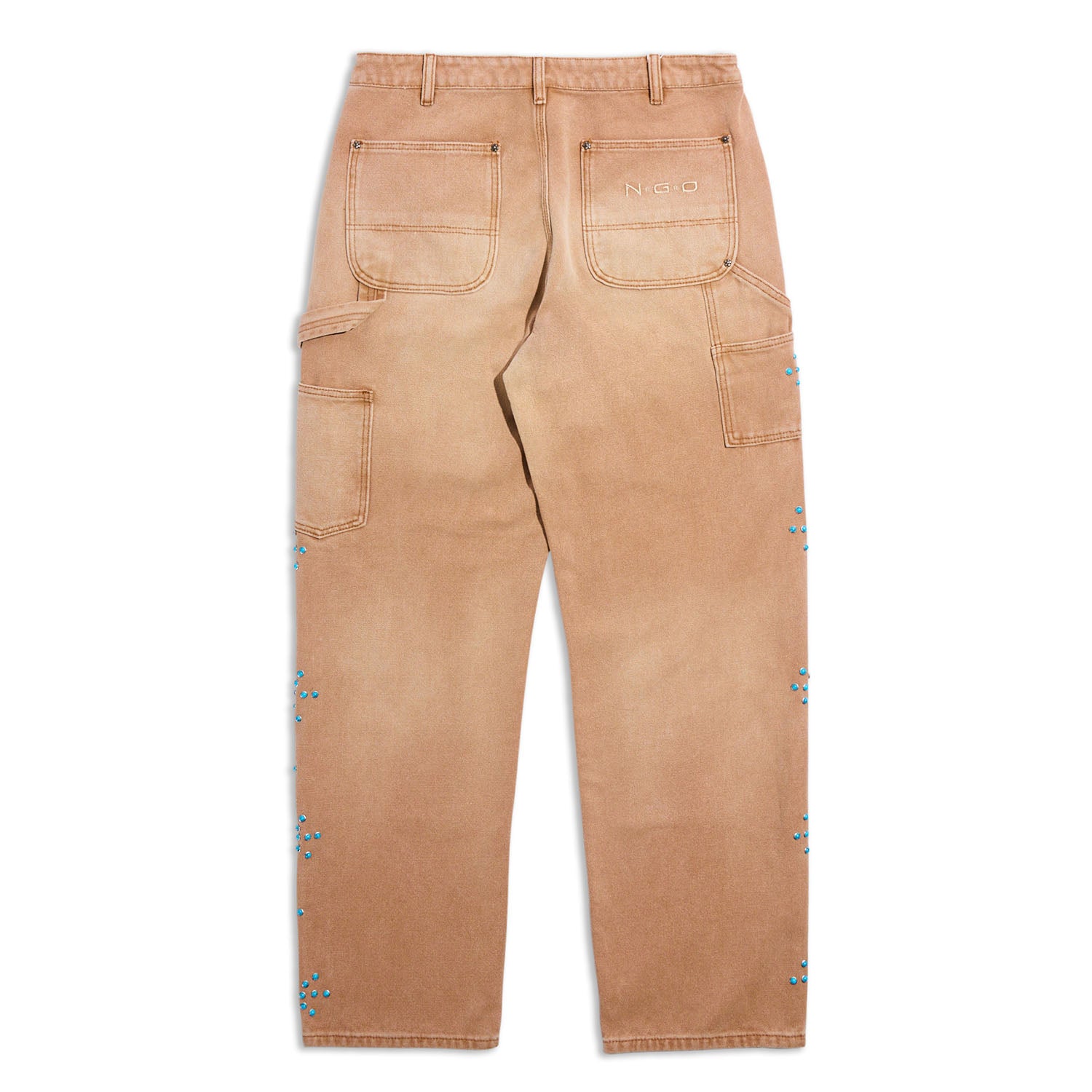 NGO Turquoise Double Knee Pant 'Light Brown