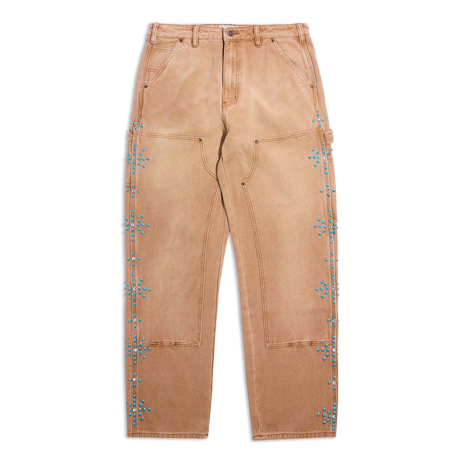 NGO Turquoise Double Knee Pant 'Light Brown