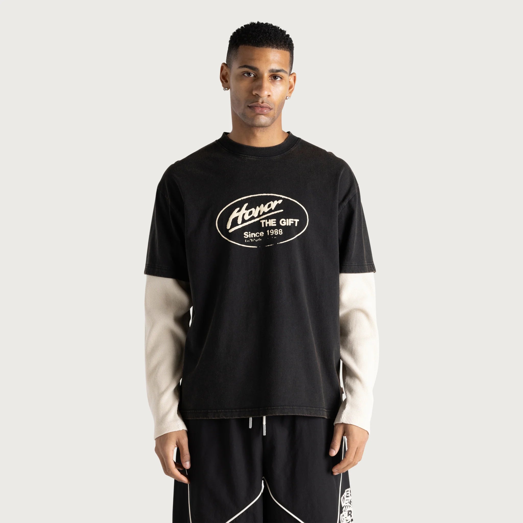 Honor The Gift Just Be L/S Tee 'Black'