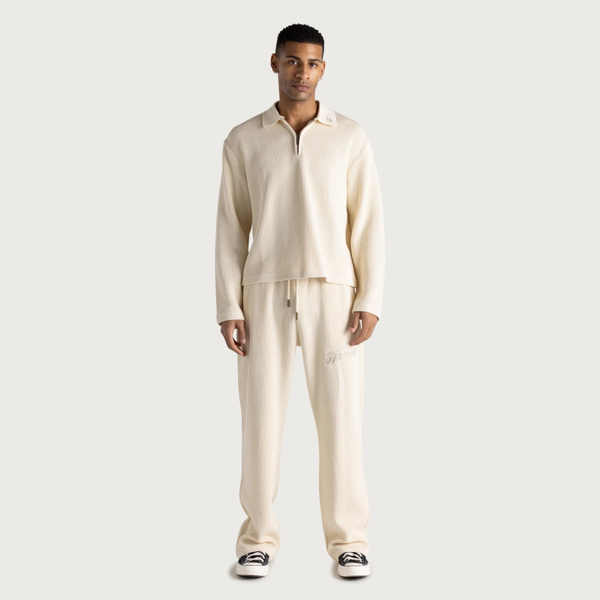 Honor The Gift Wavy Knit Pant 'Bone'