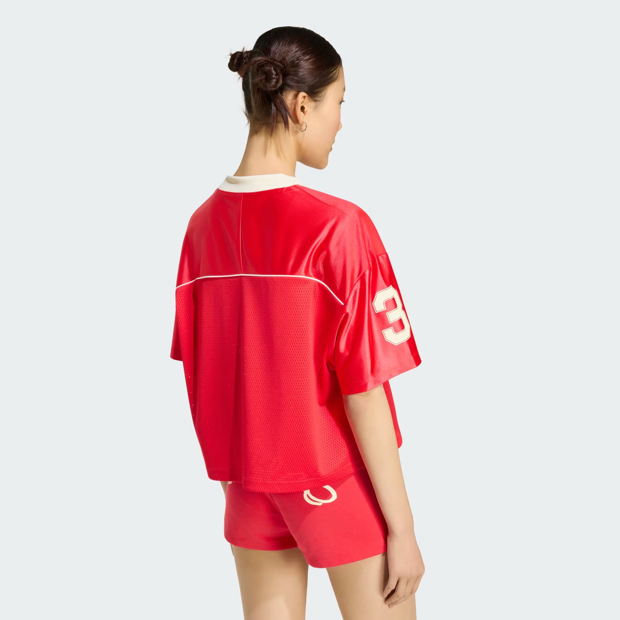 adidas OG Cropped Soccer Jersey 'Red'
