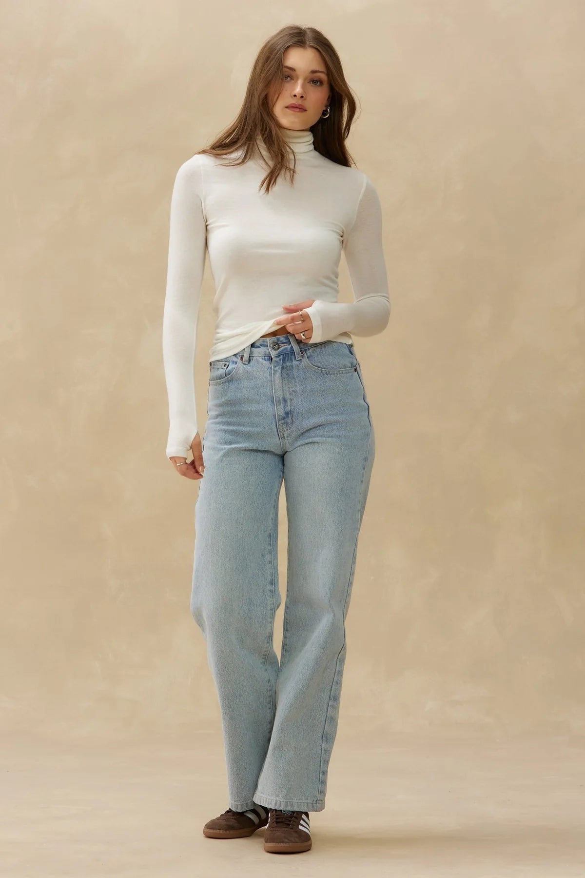 Kuwalla Tee High Rise Denim 'Light Blue'