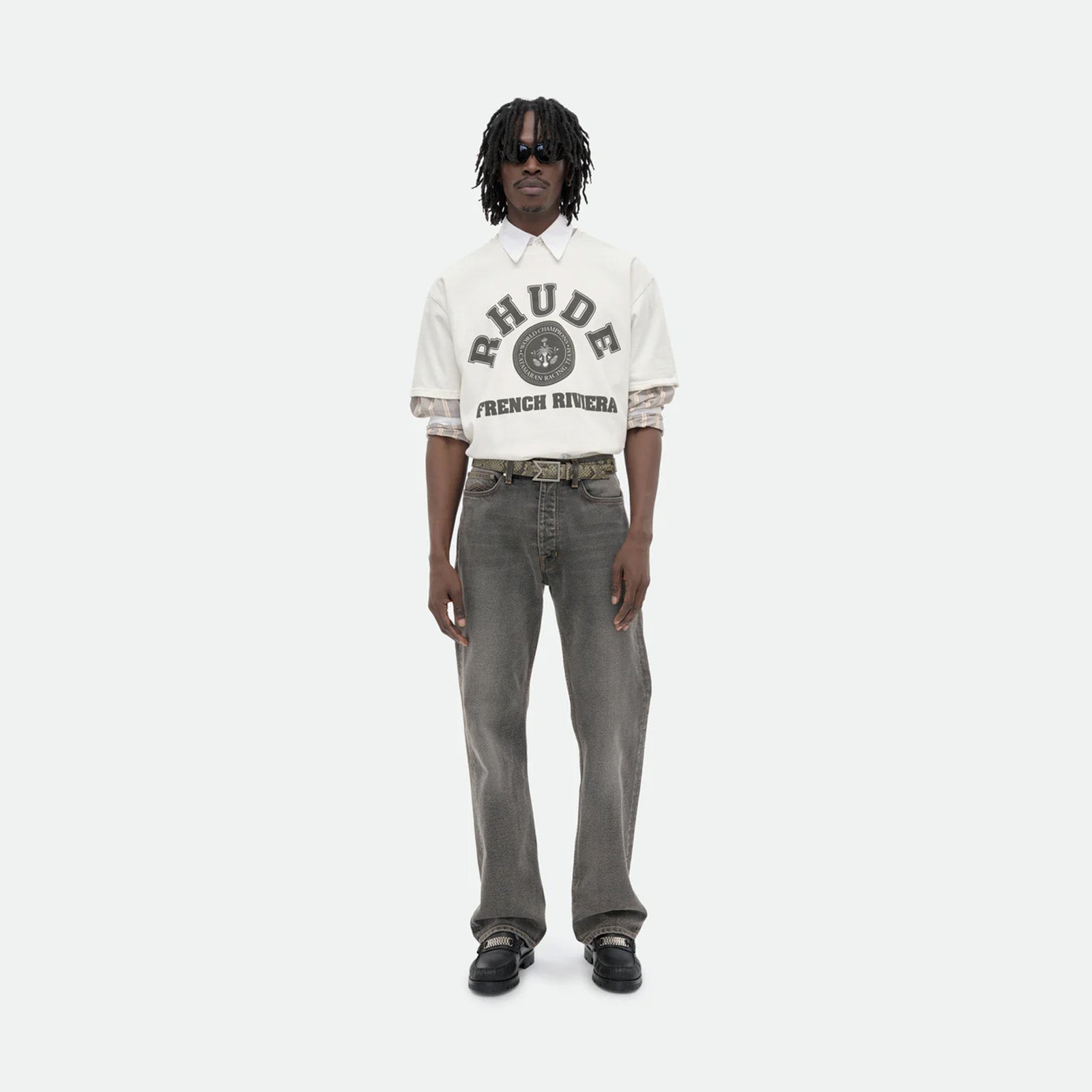 Rhude French Rivera T-Shirt 'White'