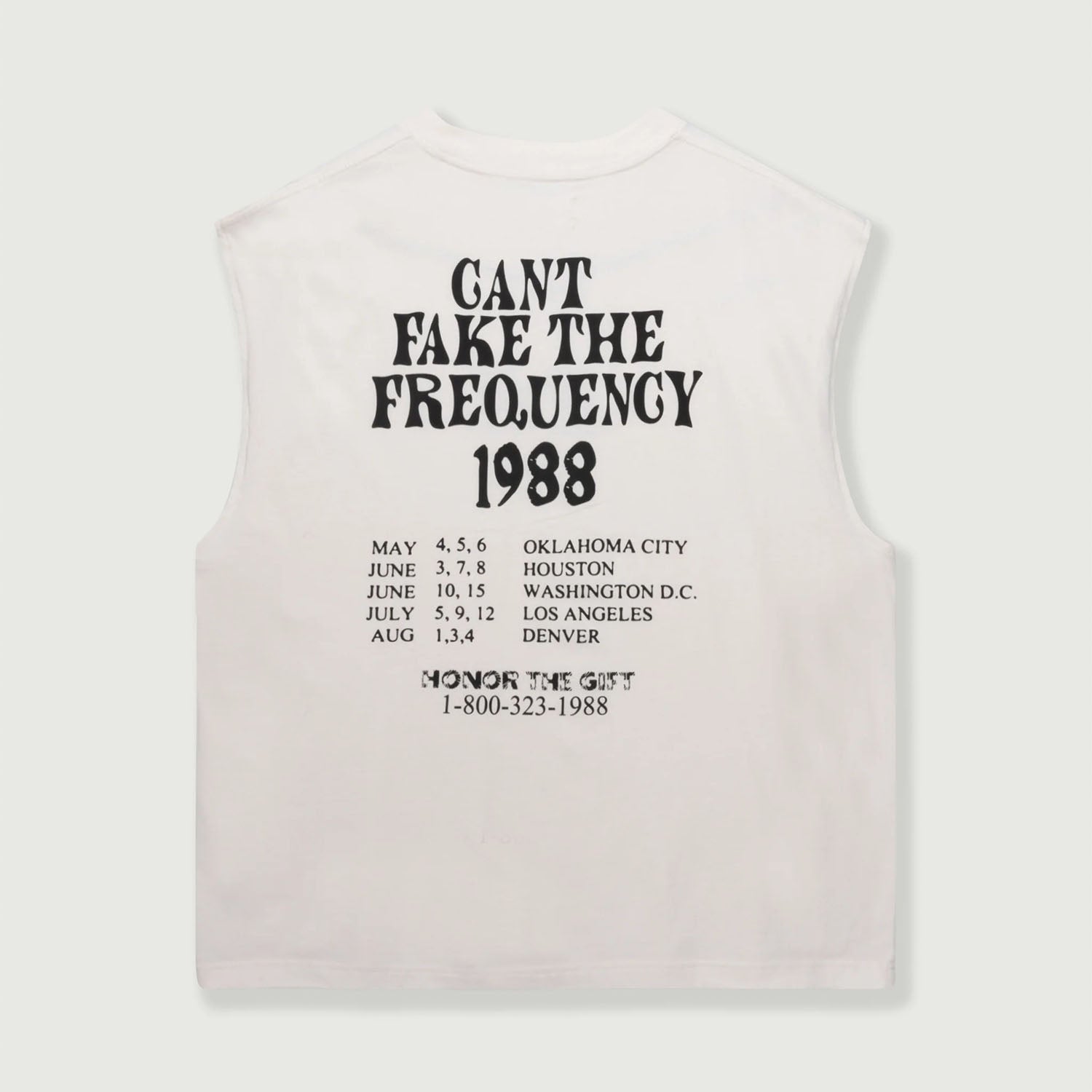 Honor The Gift  Frequency Tank 'White'