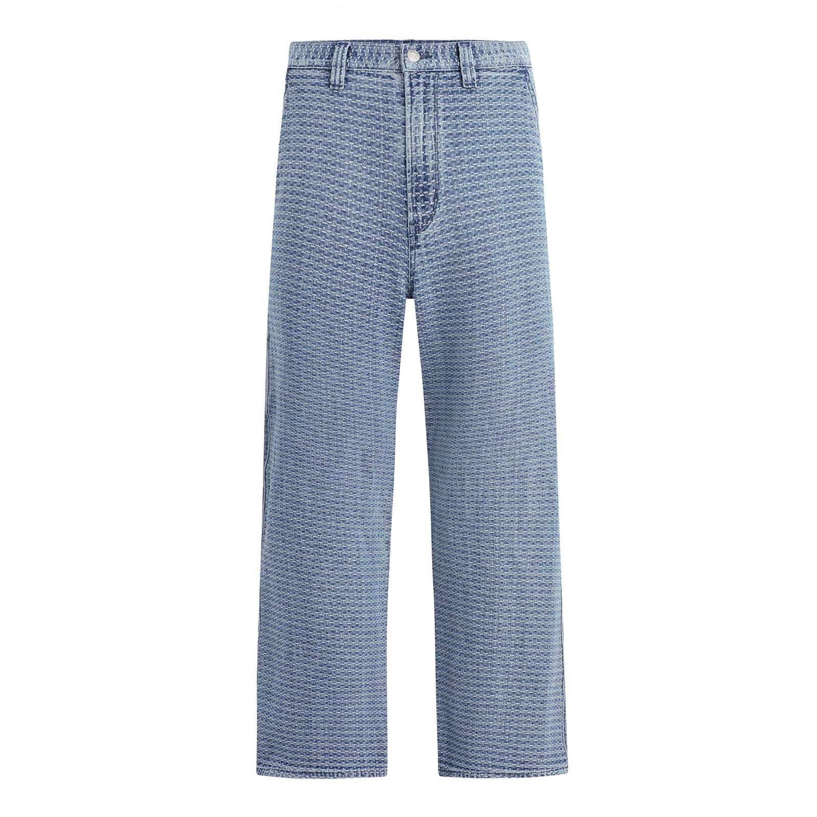 Hudson Luca Wide Leg Carpenter  'Jacquard Indigo'