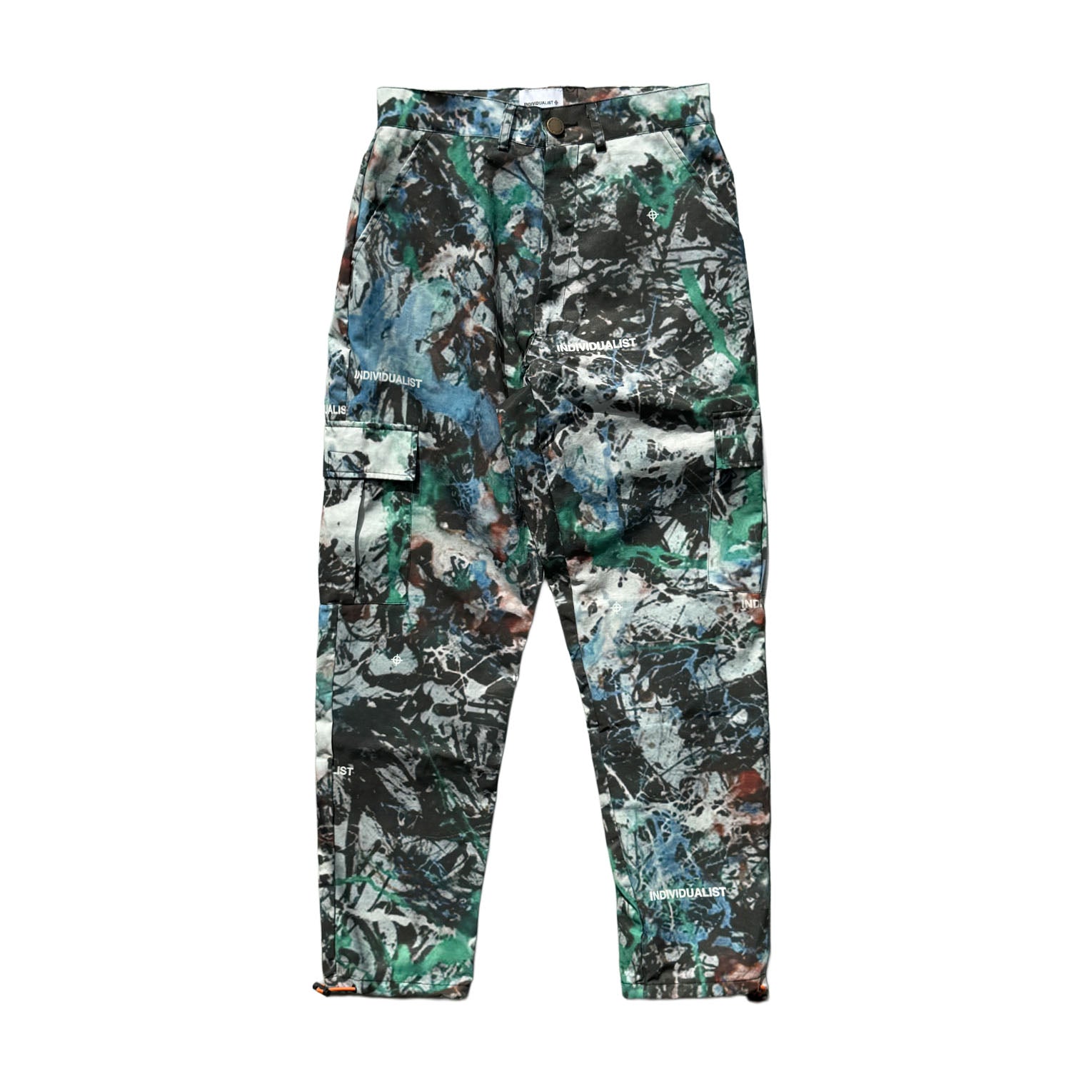 Indvlst Drip Camo Cargo Nylon Pant 'Multi