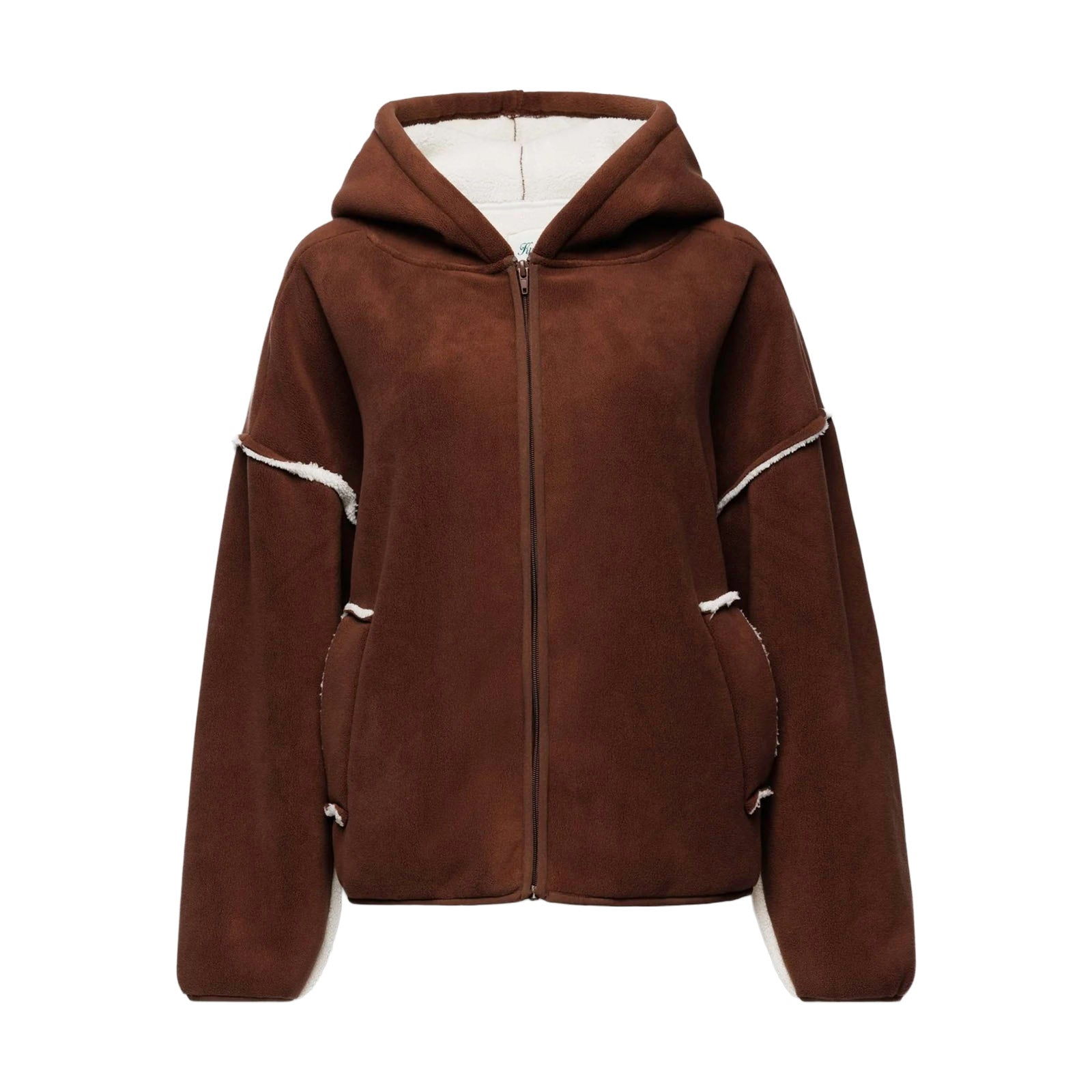Kuwalla Tee Evelyn Polar Zipup 'Chocolate Brown'